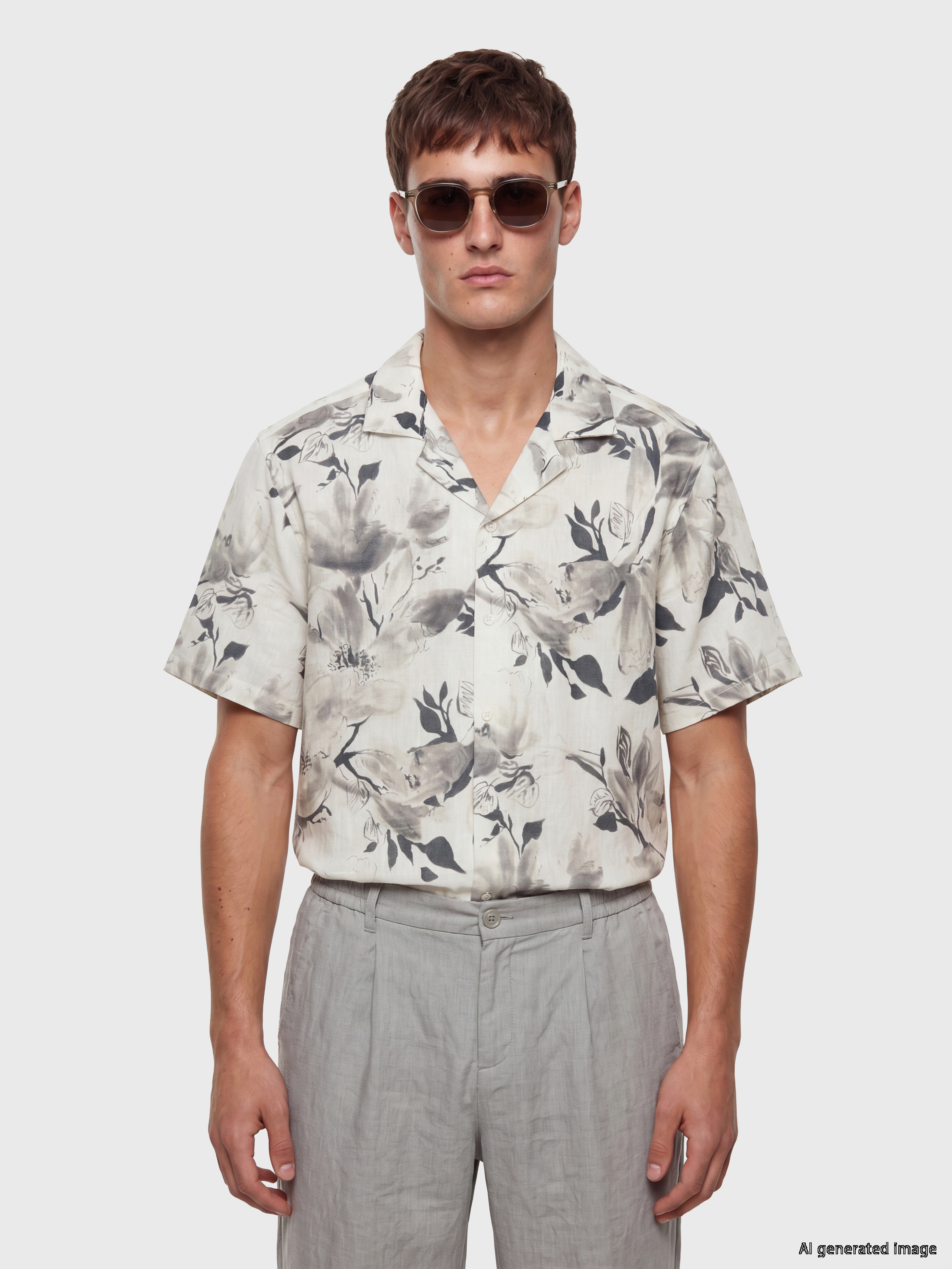 LCW Vision Regular Fit Desenli Erkek Gömlek