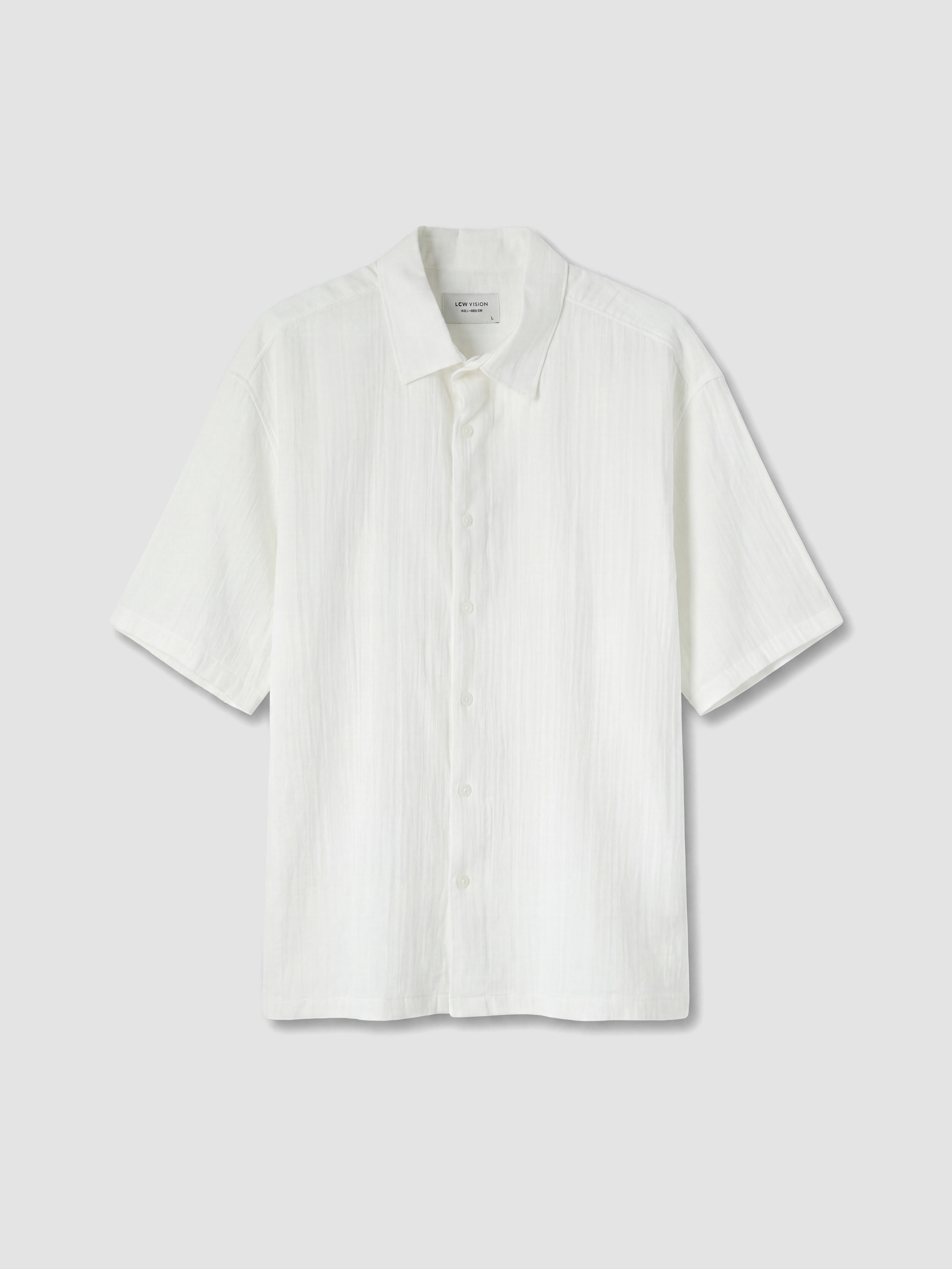 LCW Vision Regular Fit Erkek Dokulu Gömlek görsel 6