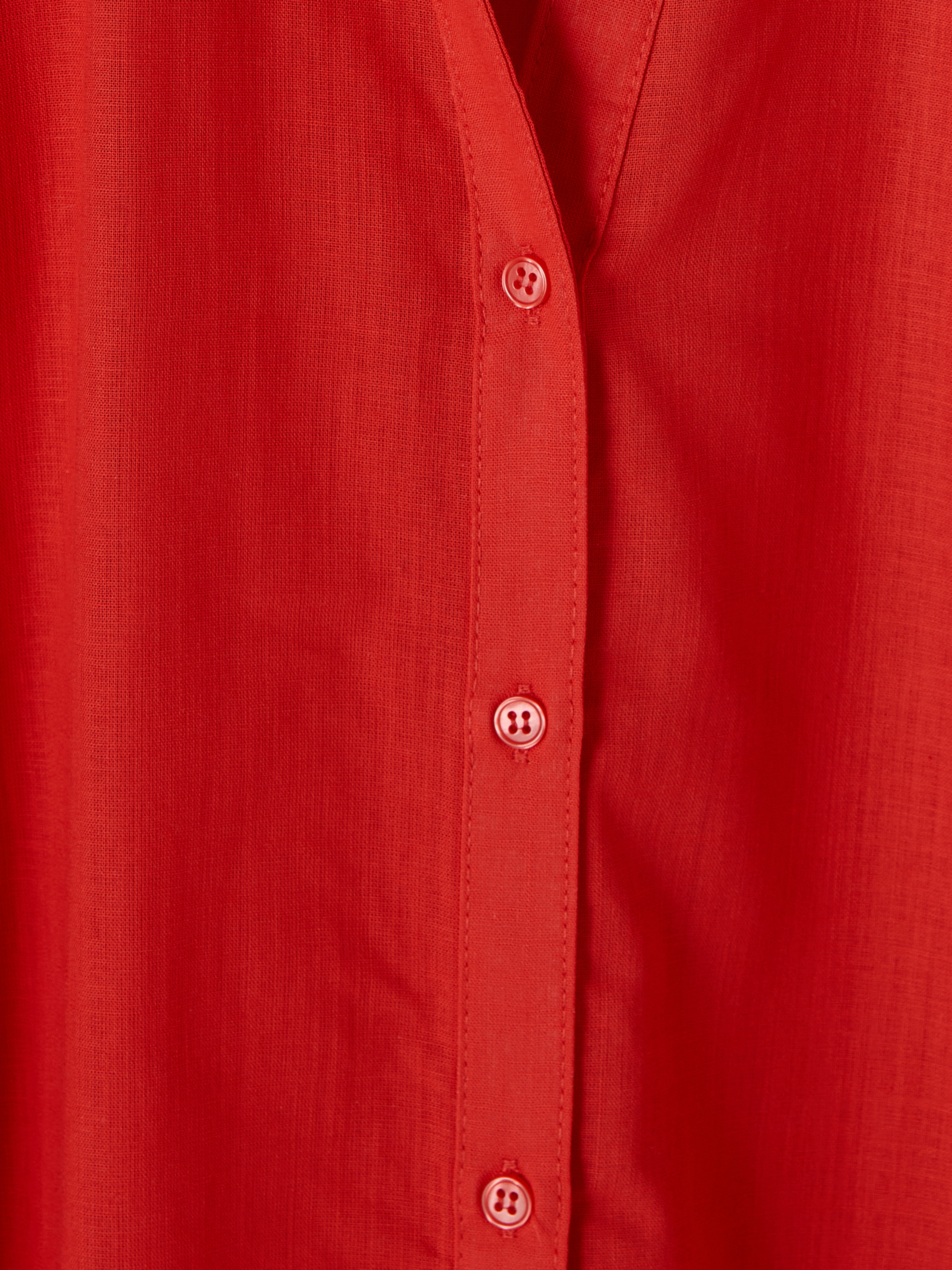 LCW Vision Oversize Poplin Kadın Gömlek görsel 6
