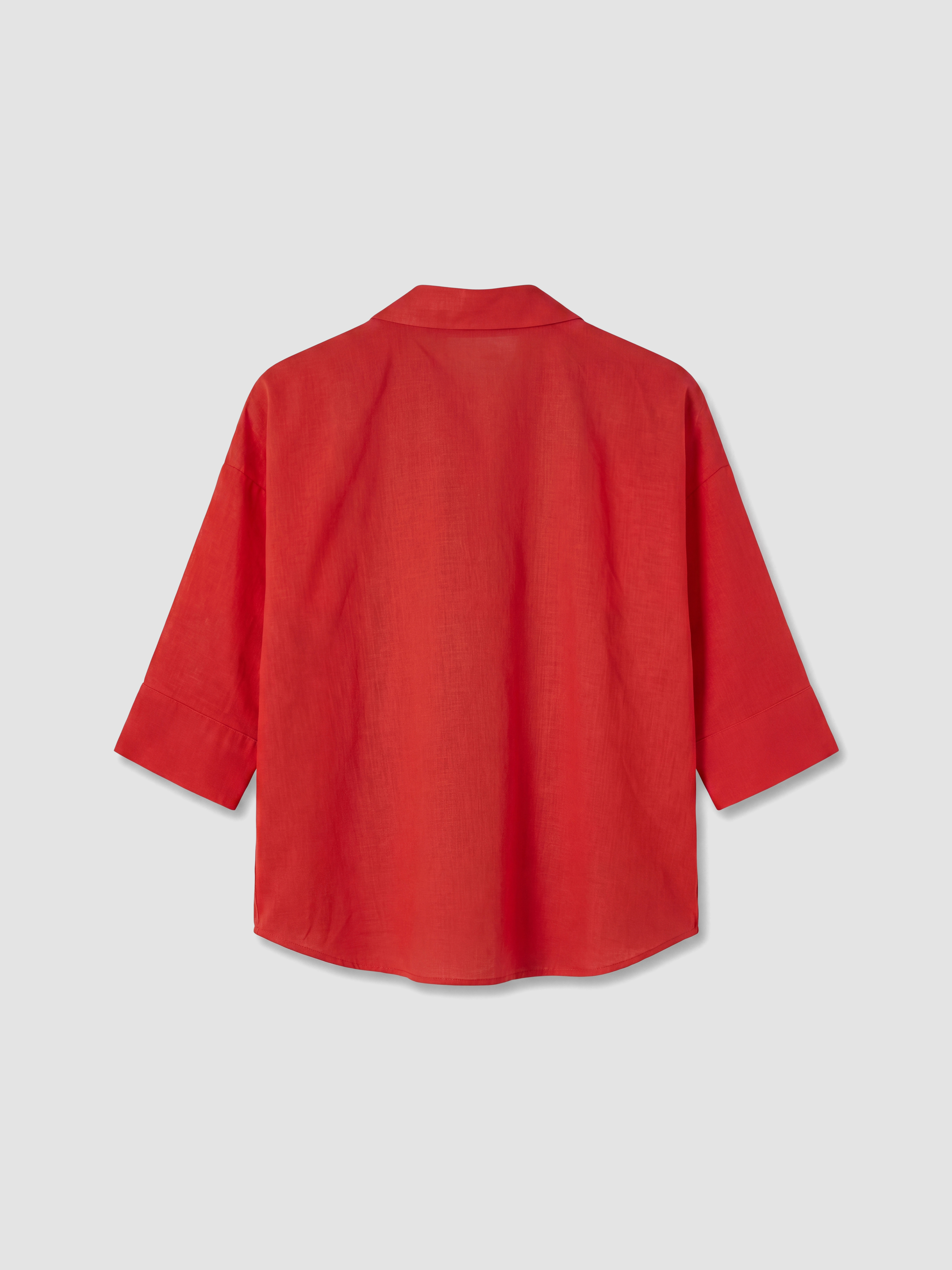 LCW Vision Oversize Poplin Kadın Gömlek görsel 7