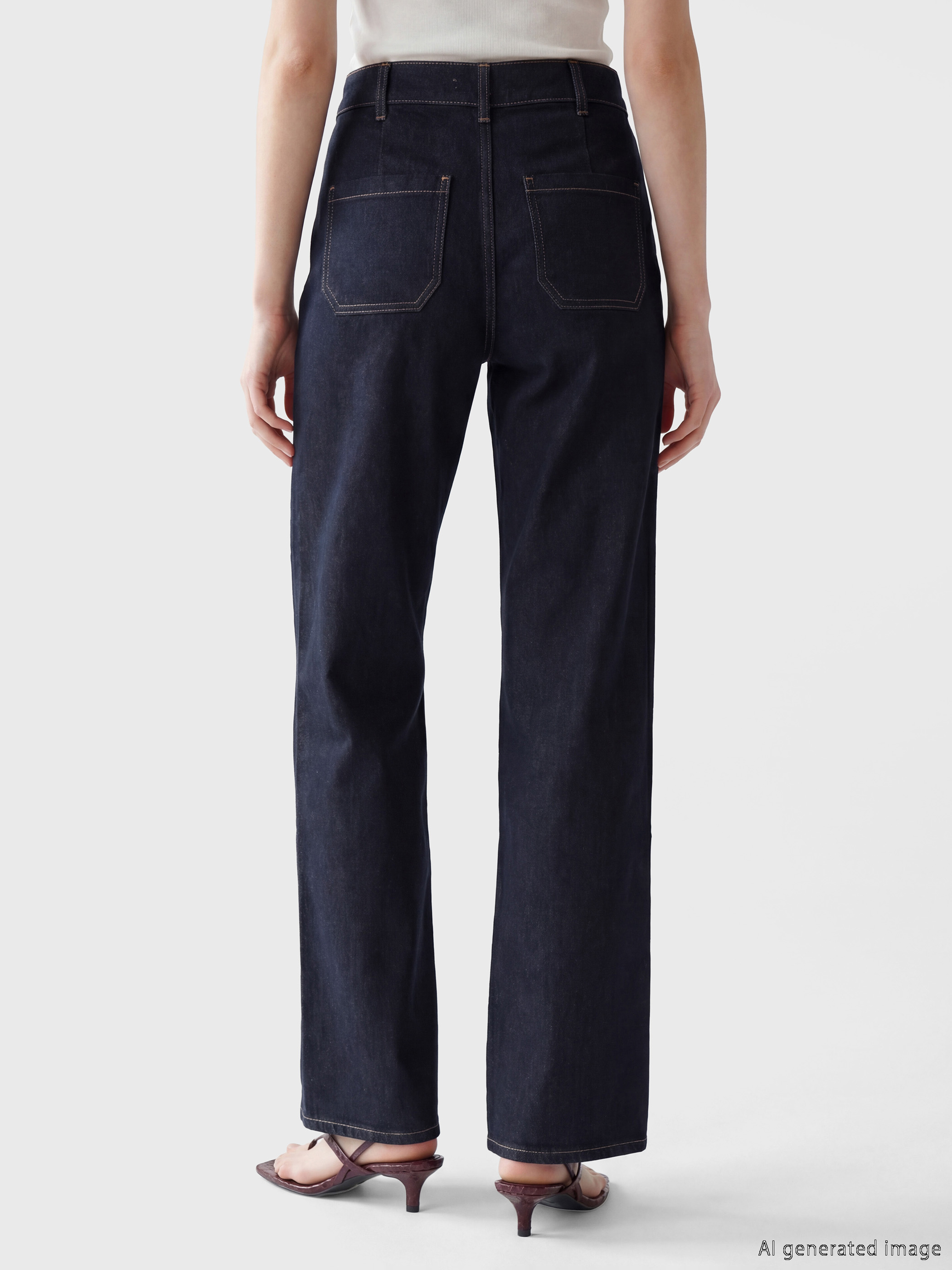 Soulife Straight Fit Kadın Jean Pantolon görsel 5