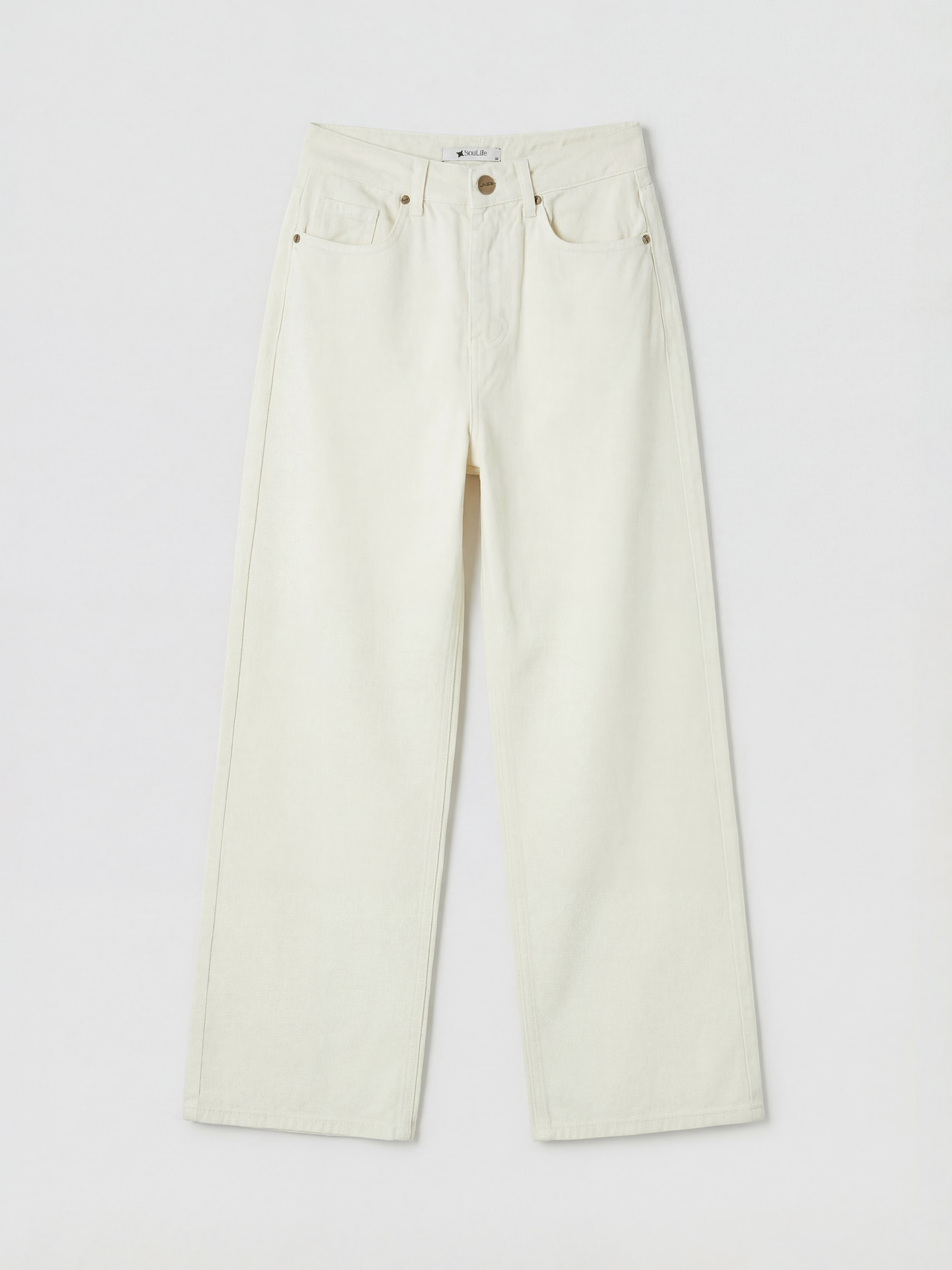 Soulife Wideleg Kadın Jean Pantolon görsel 6