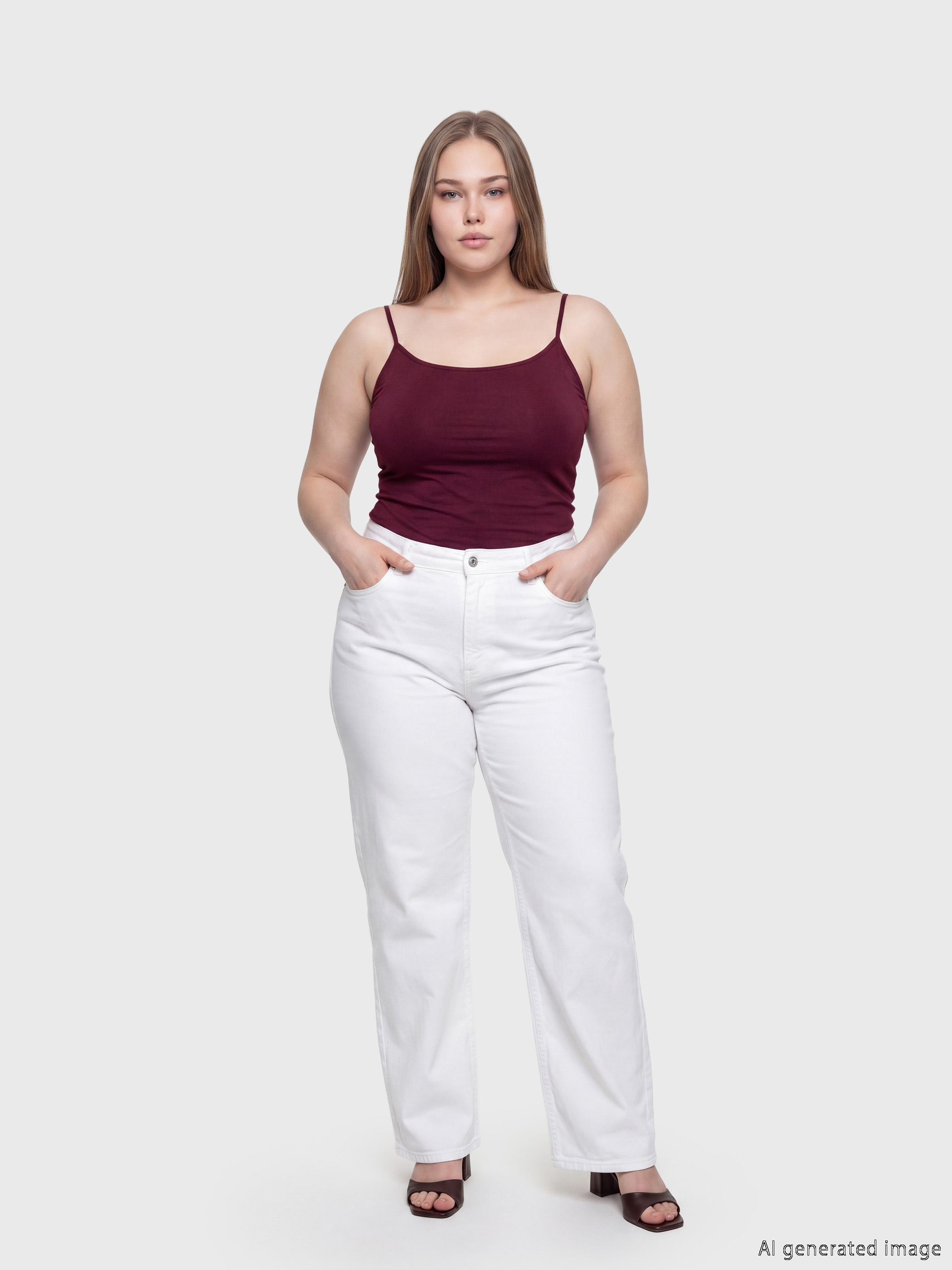 Soulife Wideleg Kadın Jean Pantolon görsel 2