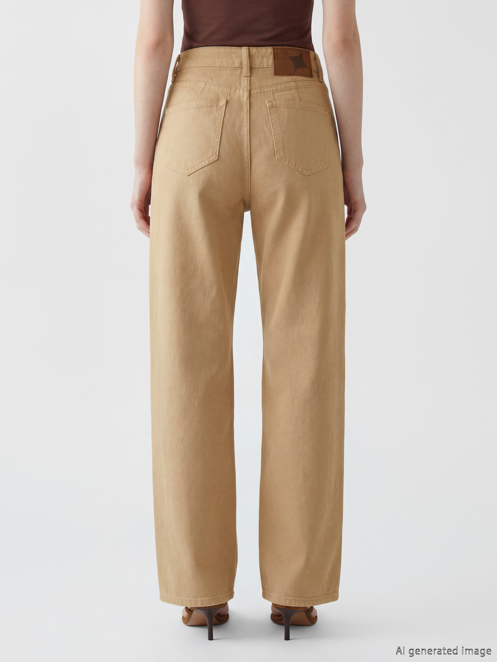 Soulife Wideleg Kadın Jean Pantolon görsel 5