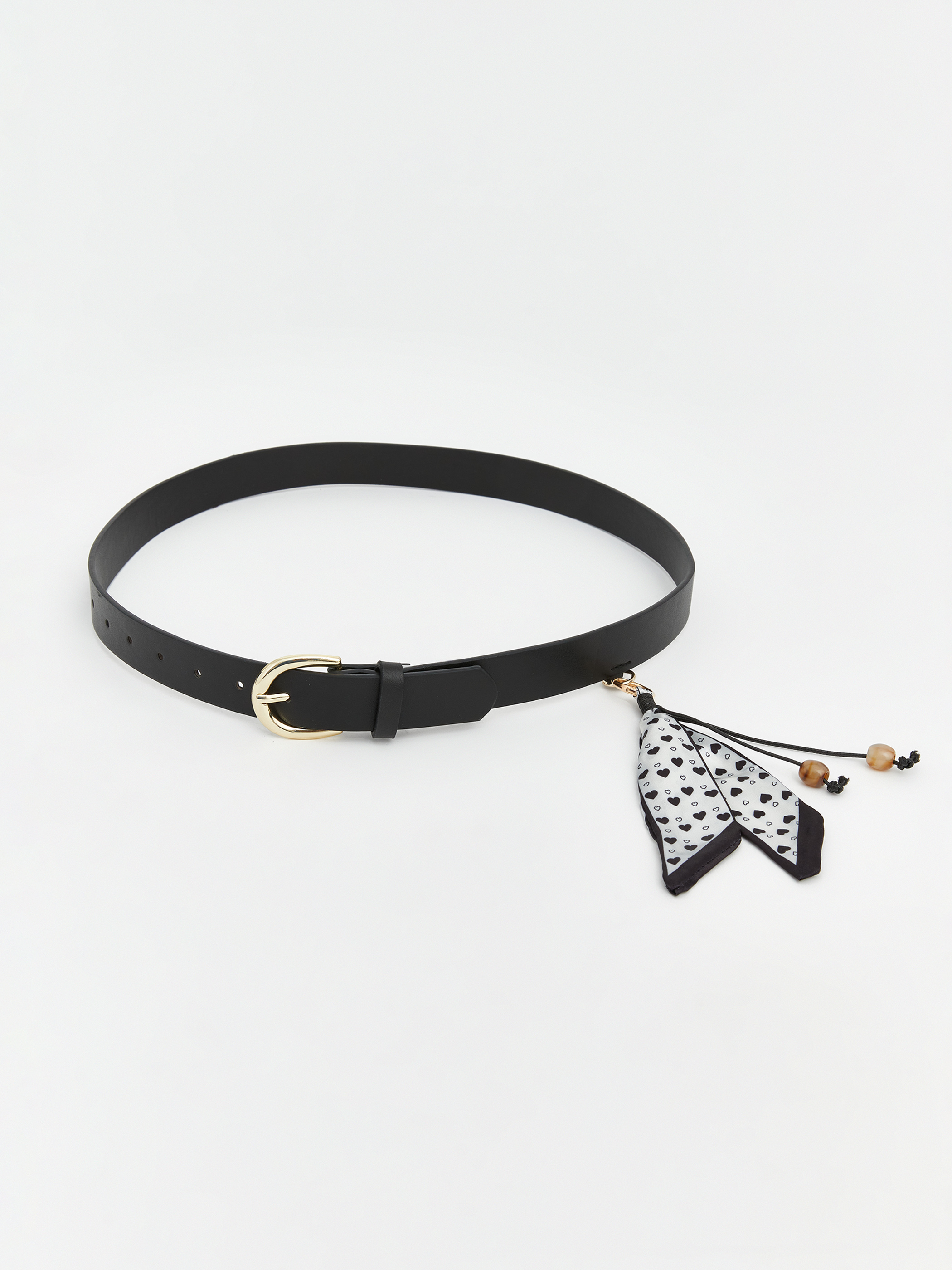 LCW ACCESSORIES Deri Görünümlü Aksesuarlı Kadın Kemer görsel 3