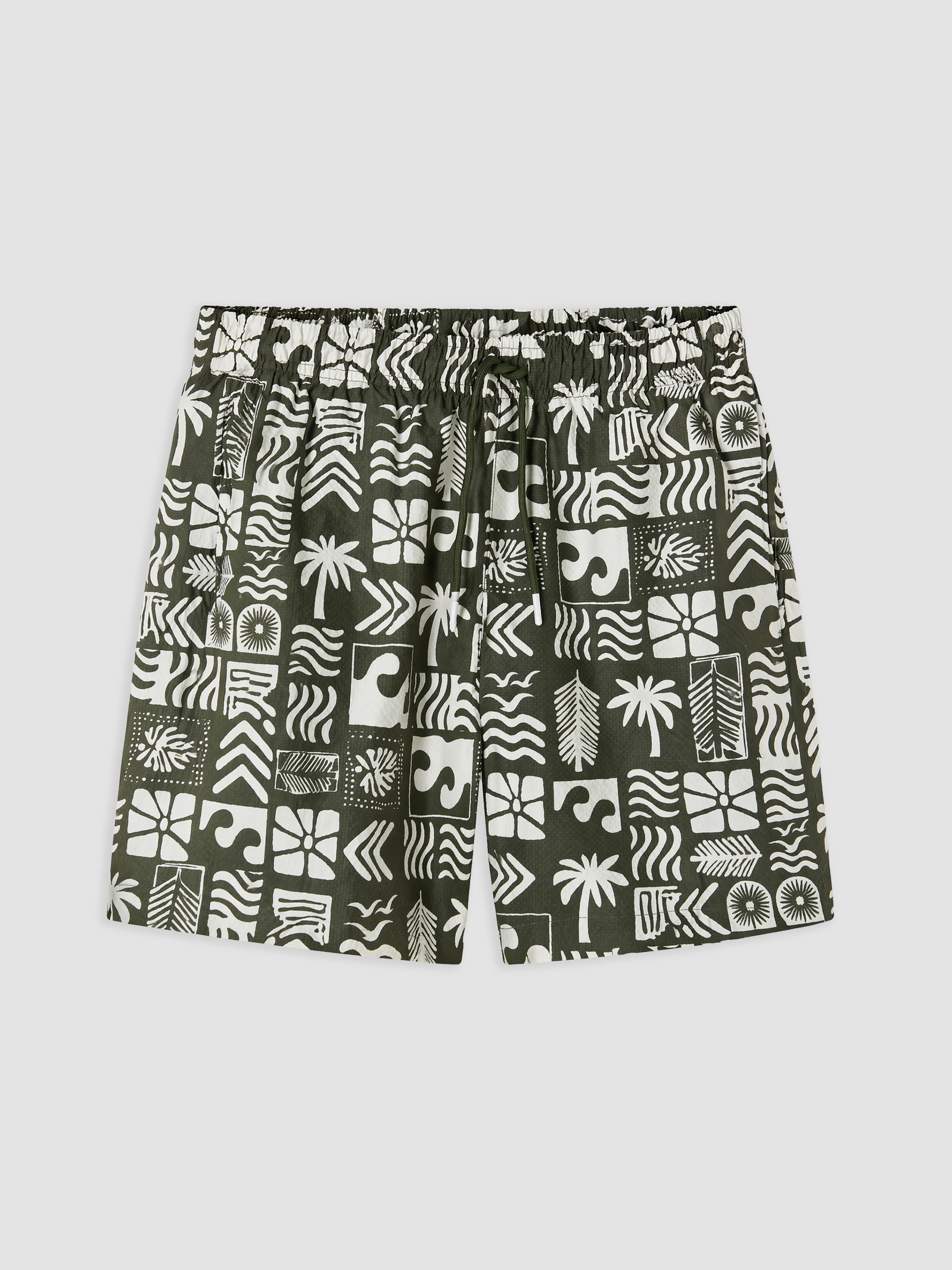 LCW SWIMWEAR Kısa Boy Desenli Erkek Deniz Şortu görsel 5