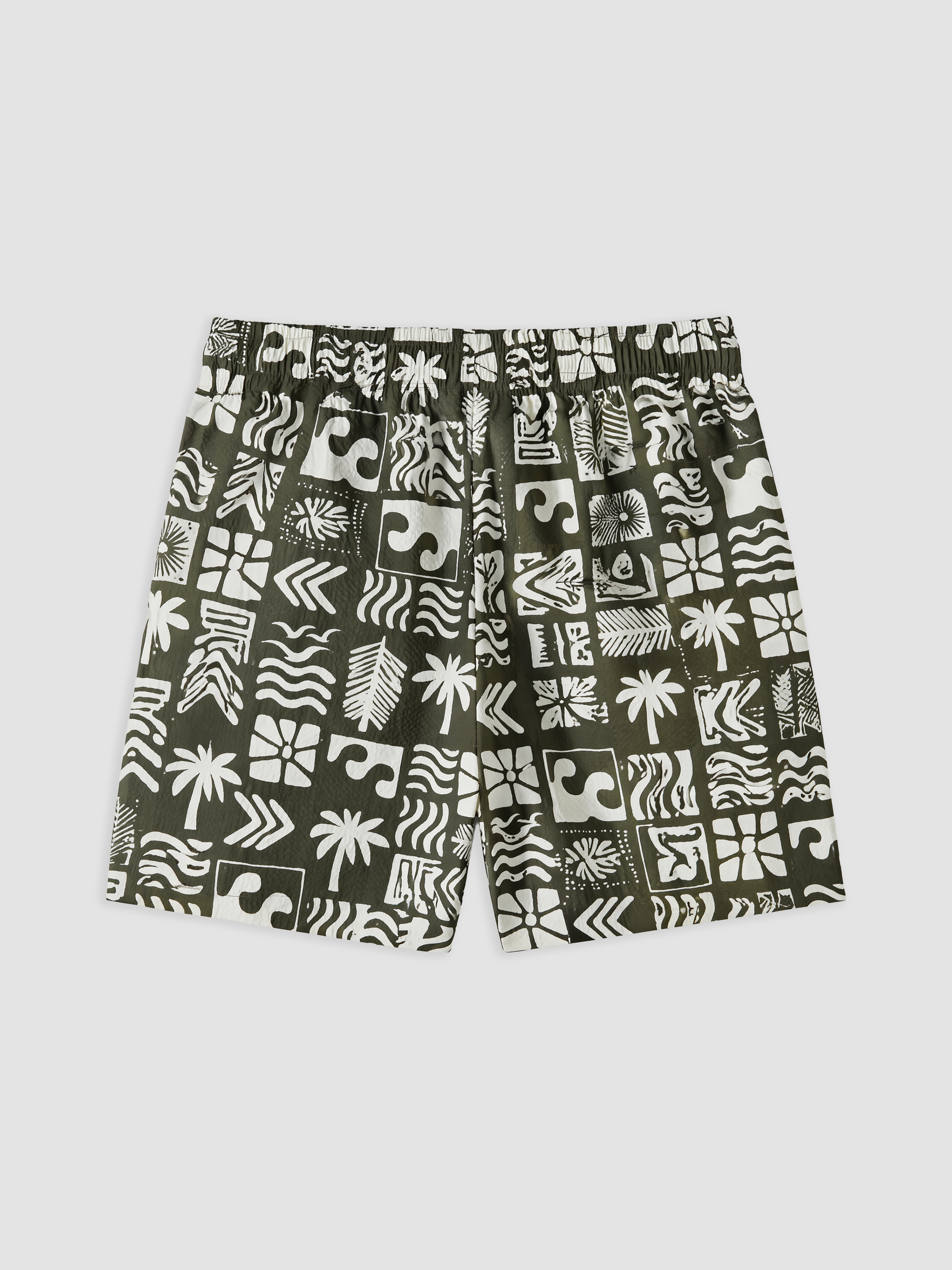 LCW SWIMWEAR Kısa Boy Desenli Erkek Deniz Şortu görsel 6