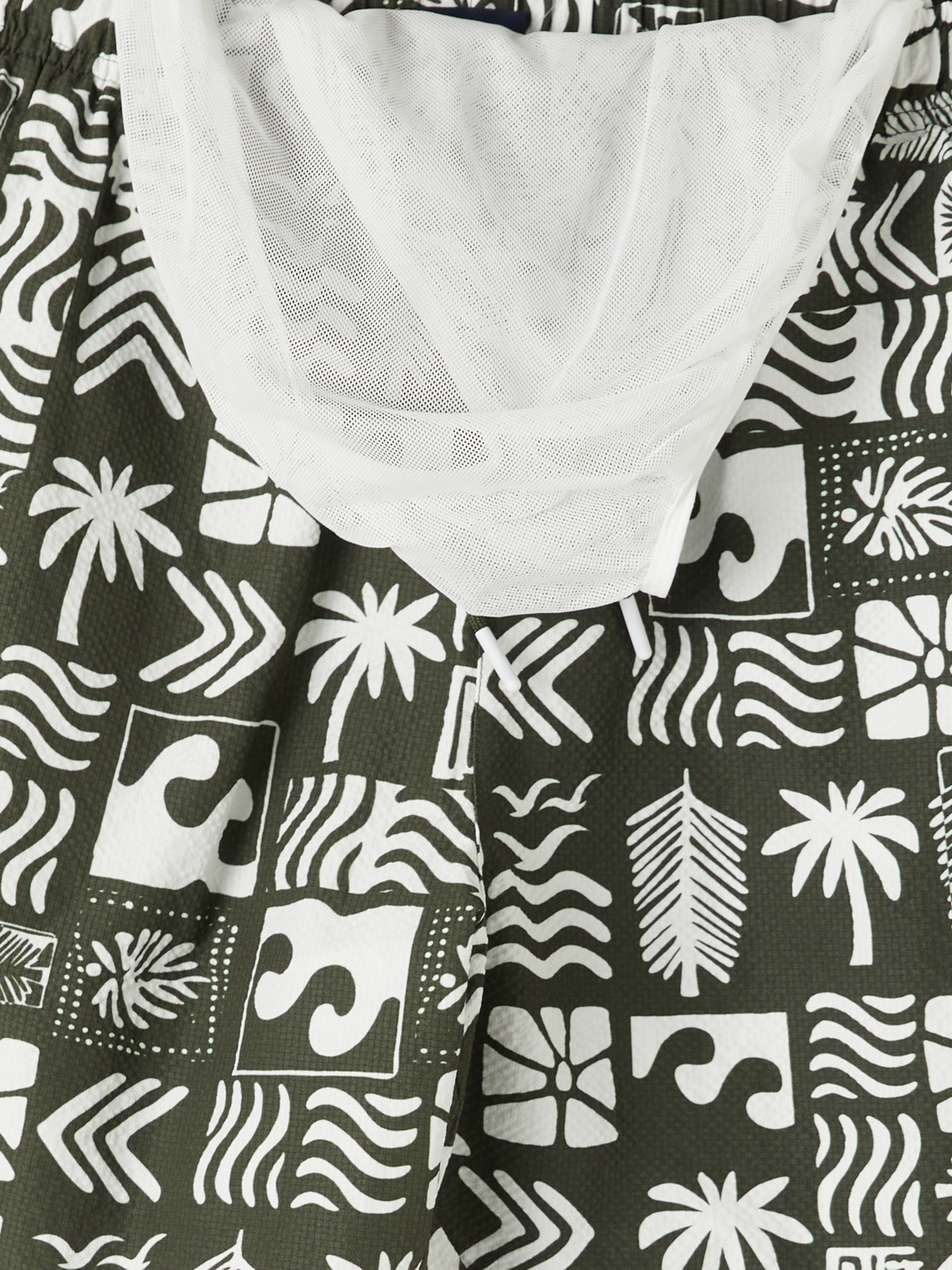 LCW SWIMWEAR Kısa Boy Desenli Erkek Deniz Şortu görsel 8