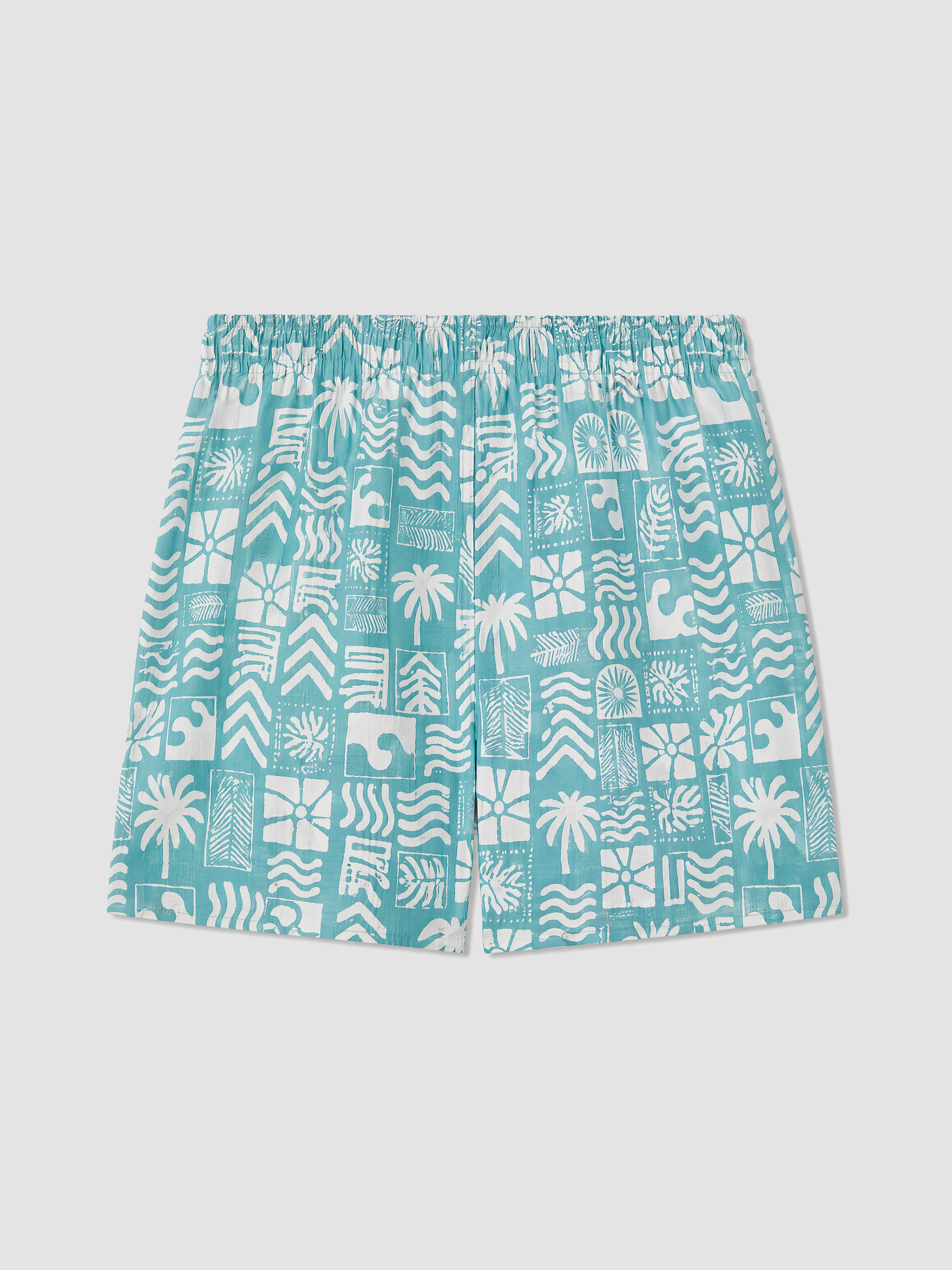LCW SWIMWEAR Kısa Boy Desenli Erkek Deniz Şortu görsel 6