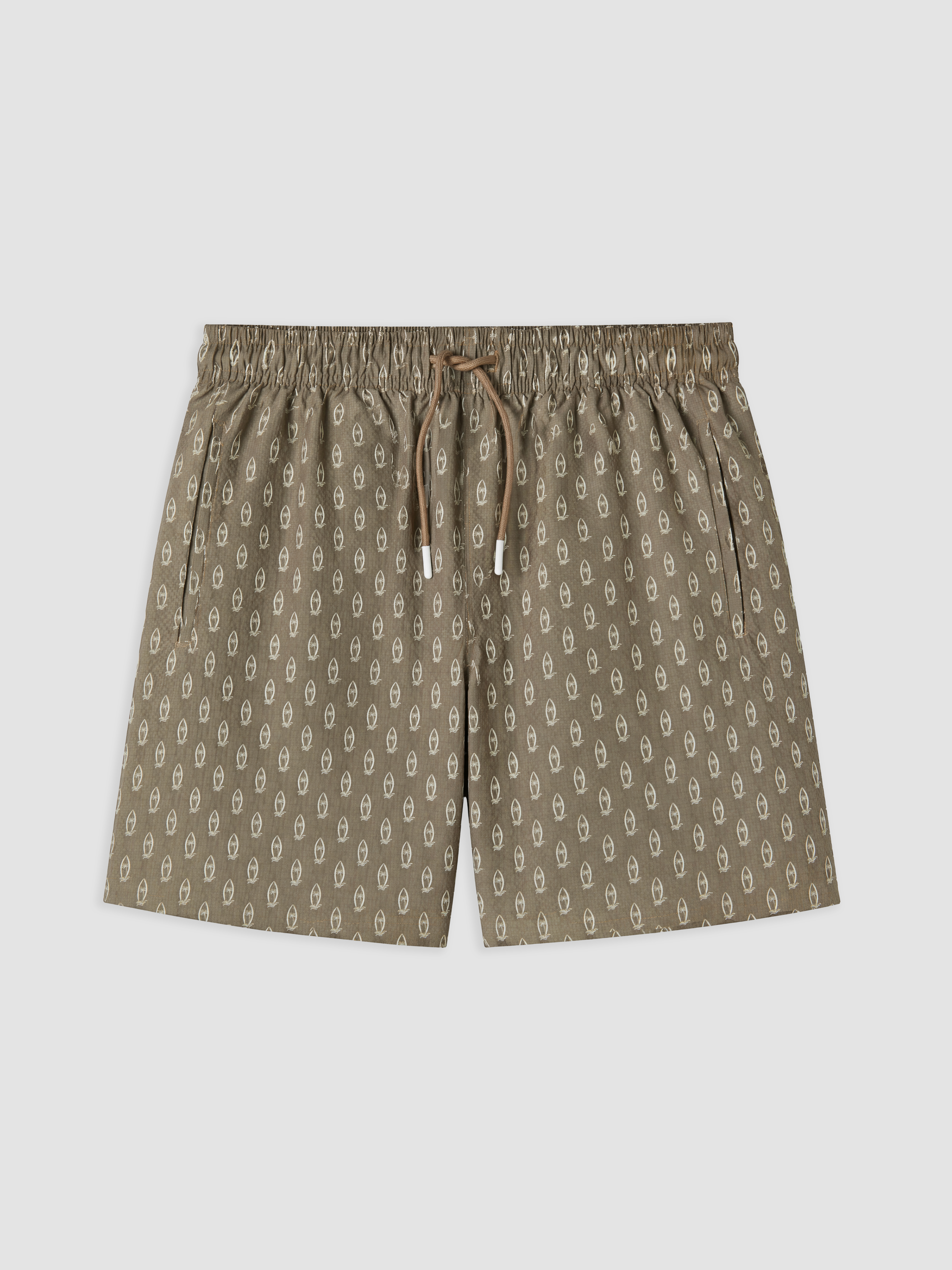 LCW SWIMWEAR Kısa Boy Desenli Erkek Deniz Şortu görsel 5