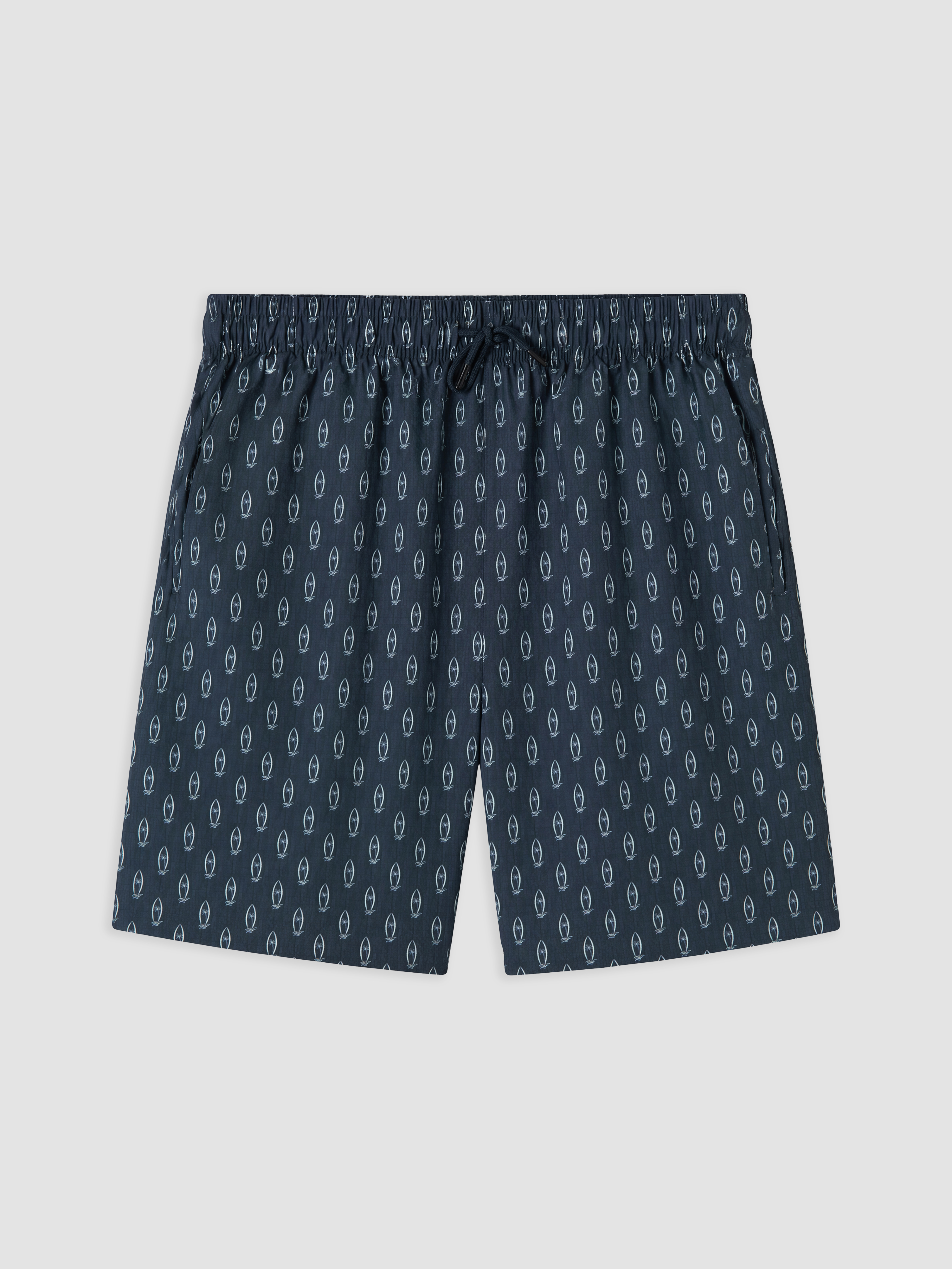 LCW SWIMWEAR Kısa Boy Desenli Erkek Deniz Şortu görsel 5