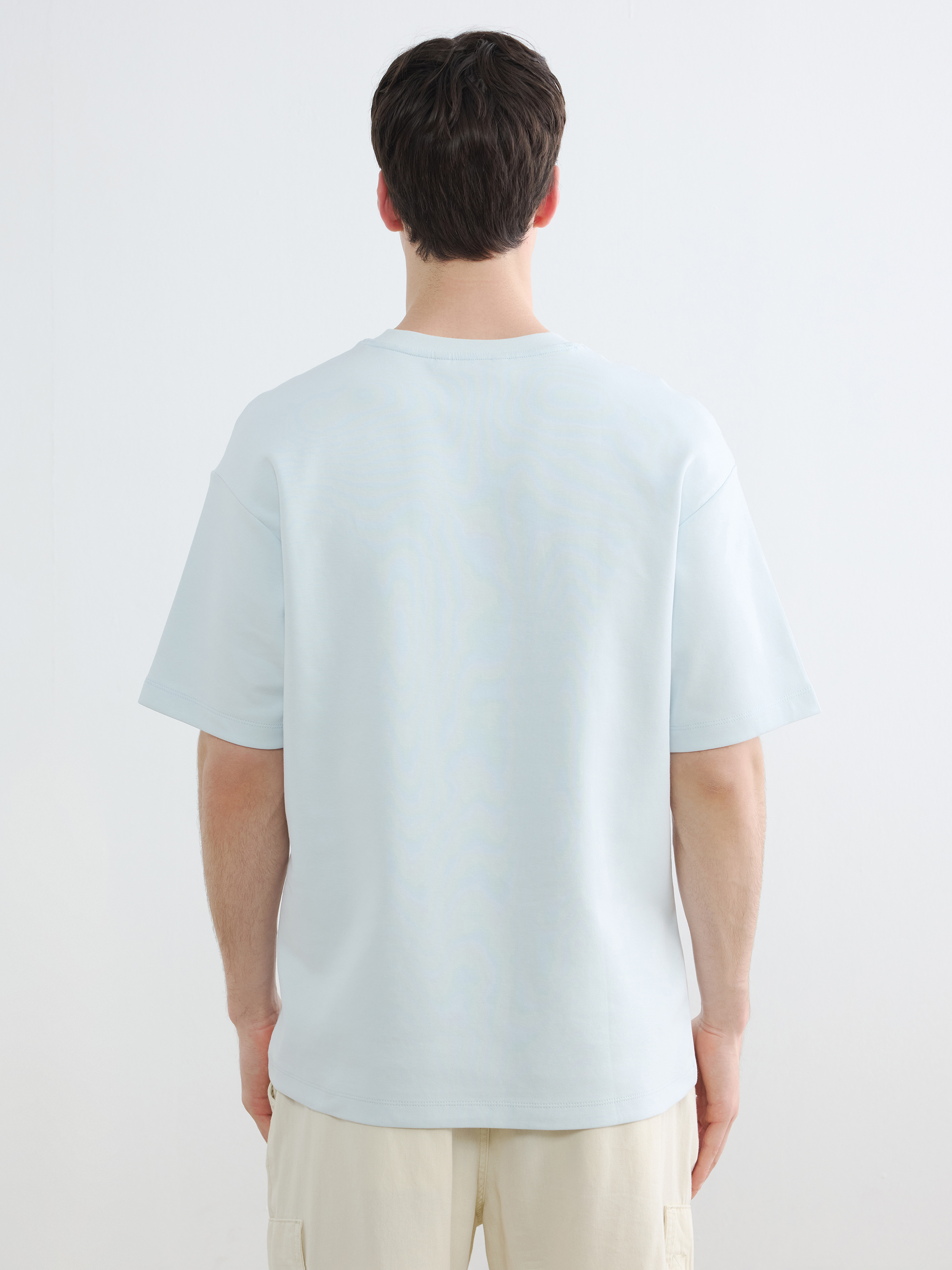 XSIDE Regular Fit Bisiklet Yaka Erkek Tişört görsel 4