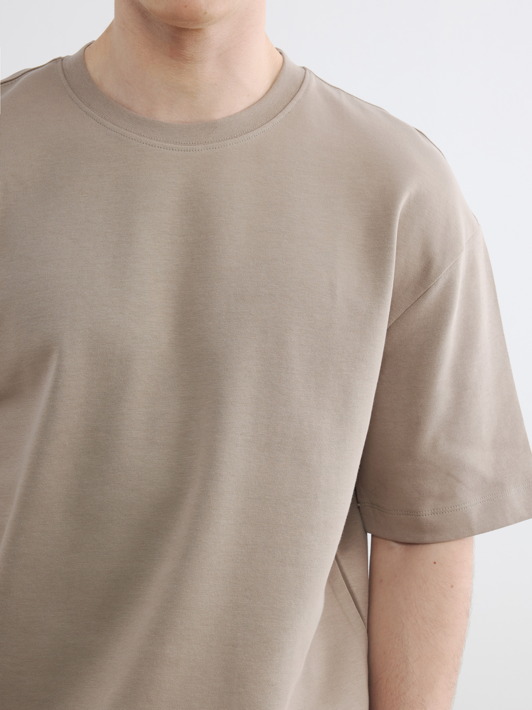 XSIDE Regular Fit Bisiklet Yaka Erkek Tişört görsel 3