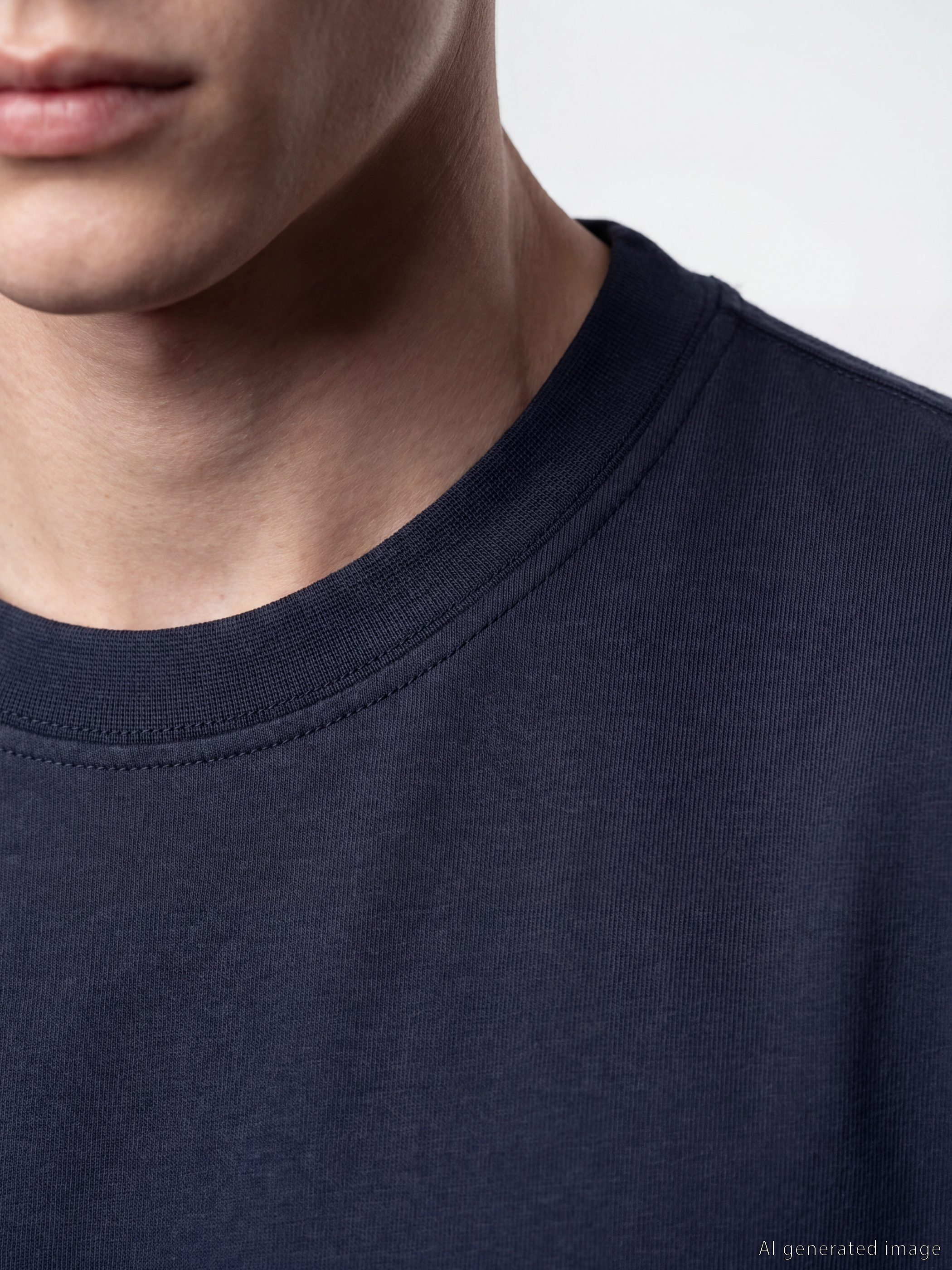 XSIDE Regular Fit Bisiklet Yaka Erkek Tişört görsel 3