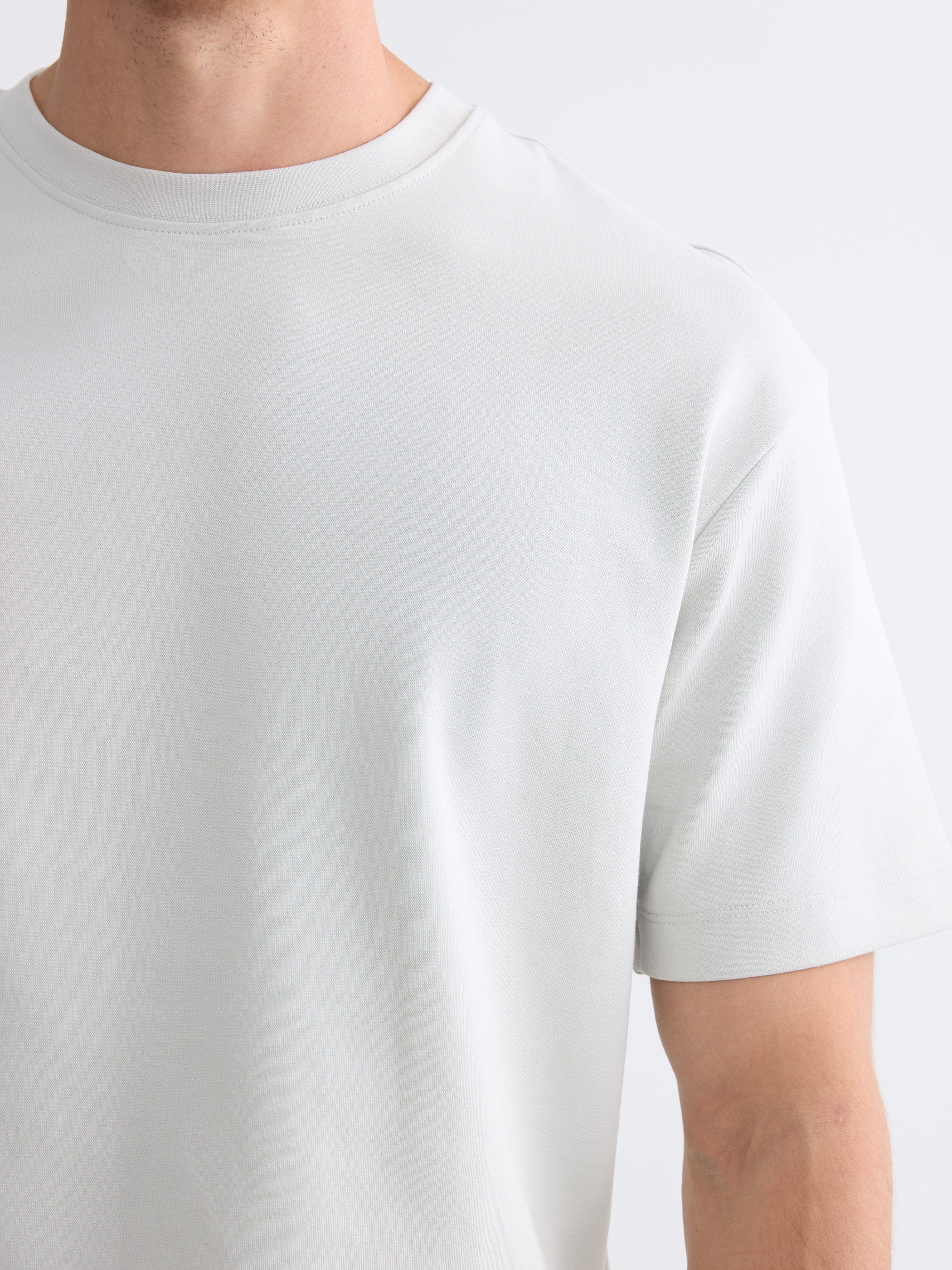 XSIDE Regular Fit Bisiklet Yaka Erkek Tişört görsel 3
