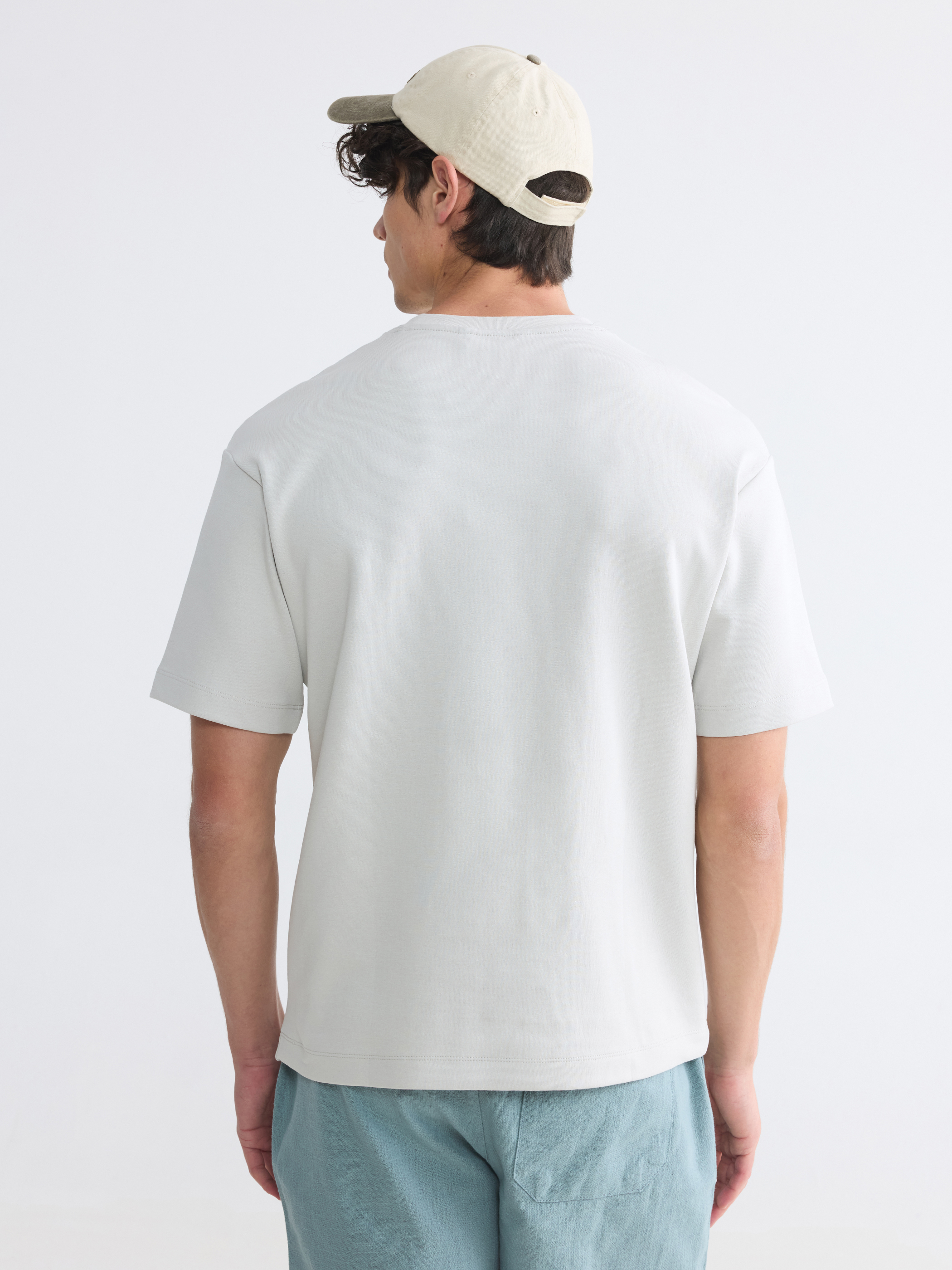 XSIDE Regular Fit Bisiklet Yaka Erkek Tişört görsel 4