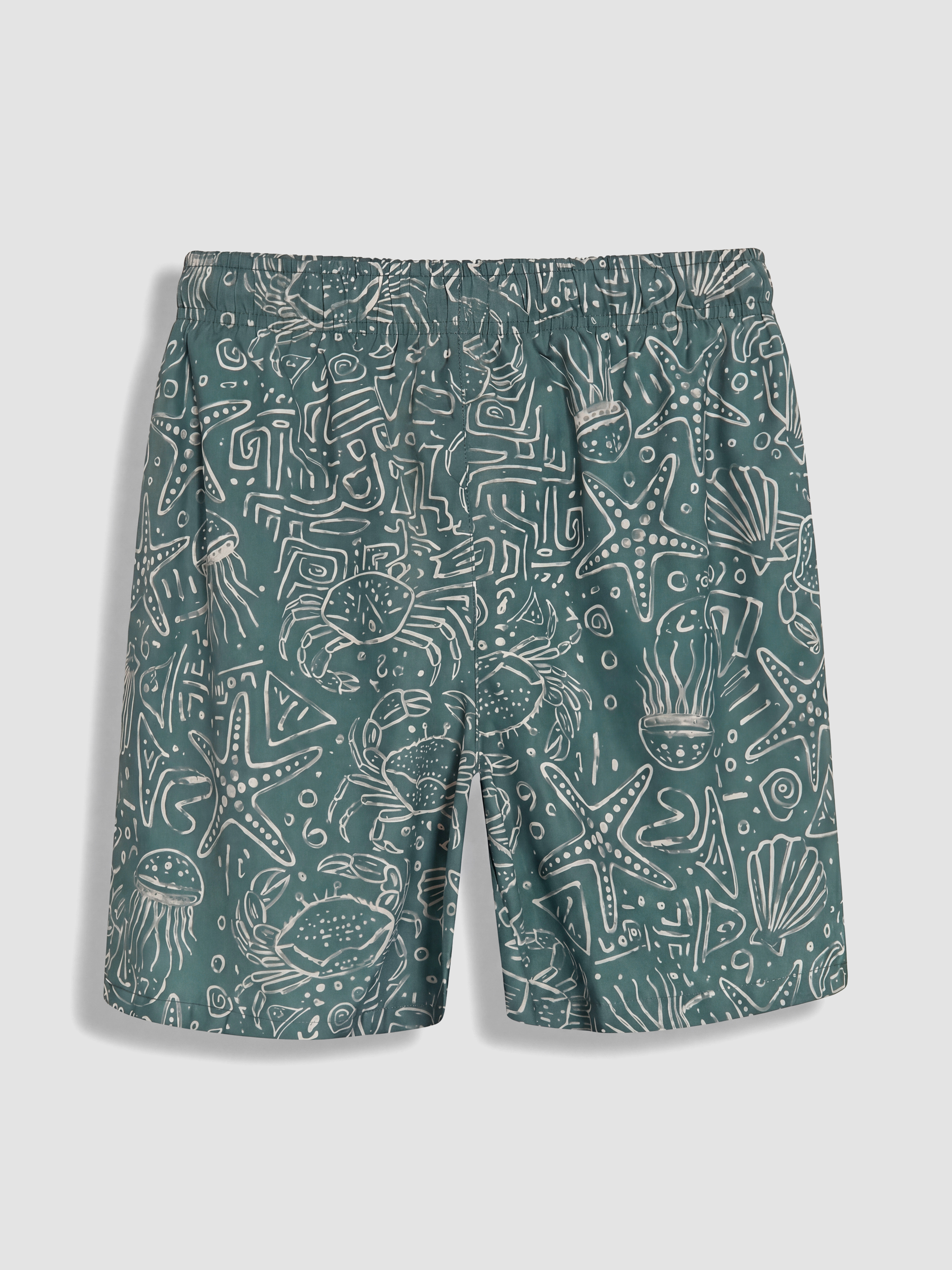LCW SWIMWEAR Kısa Boy Desenli Erkek Deniz Şortu görsel 7