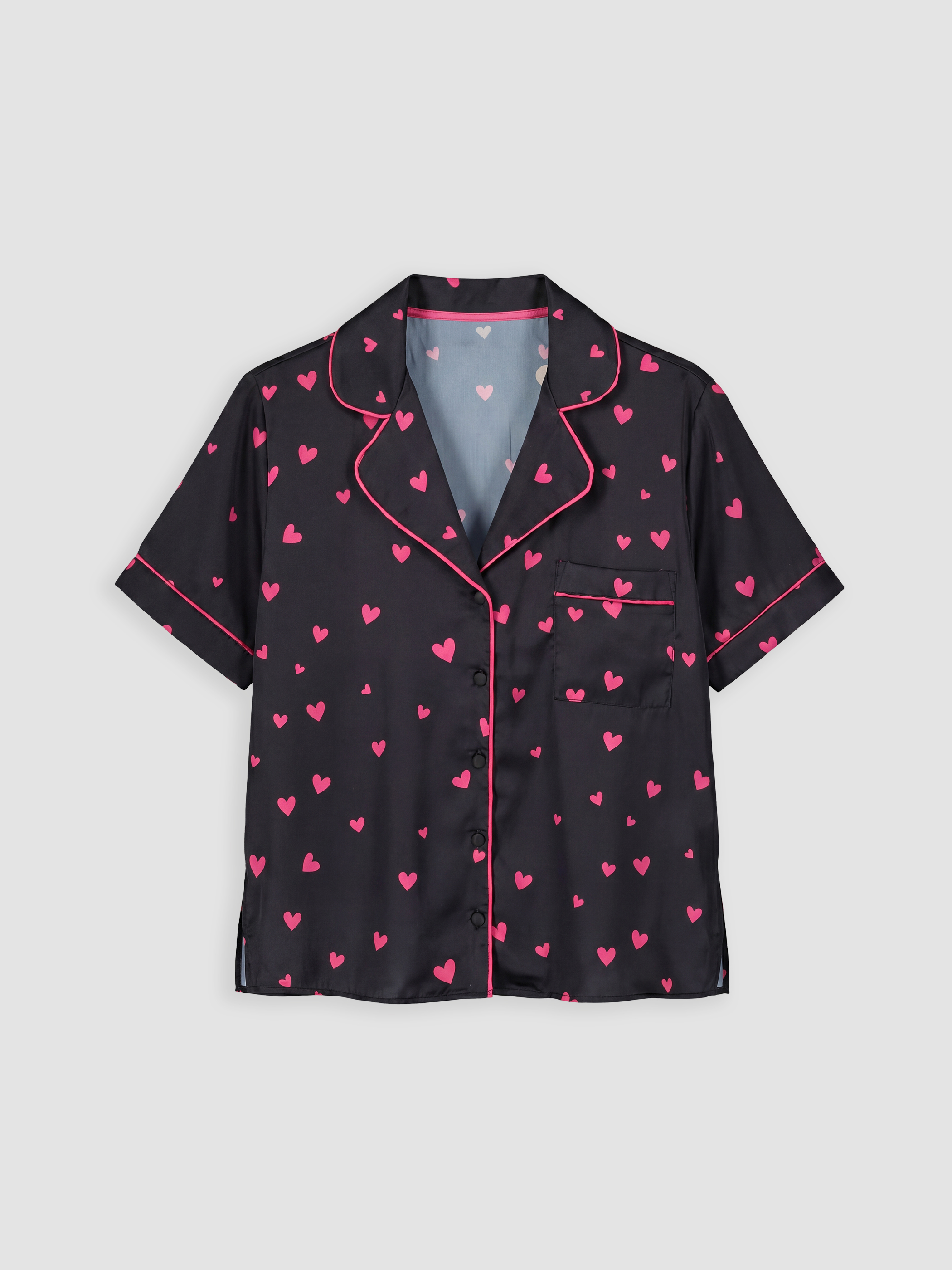 LCW DREAM Gömlek Yaka Saten Kadın Pijama Takım görsel 6