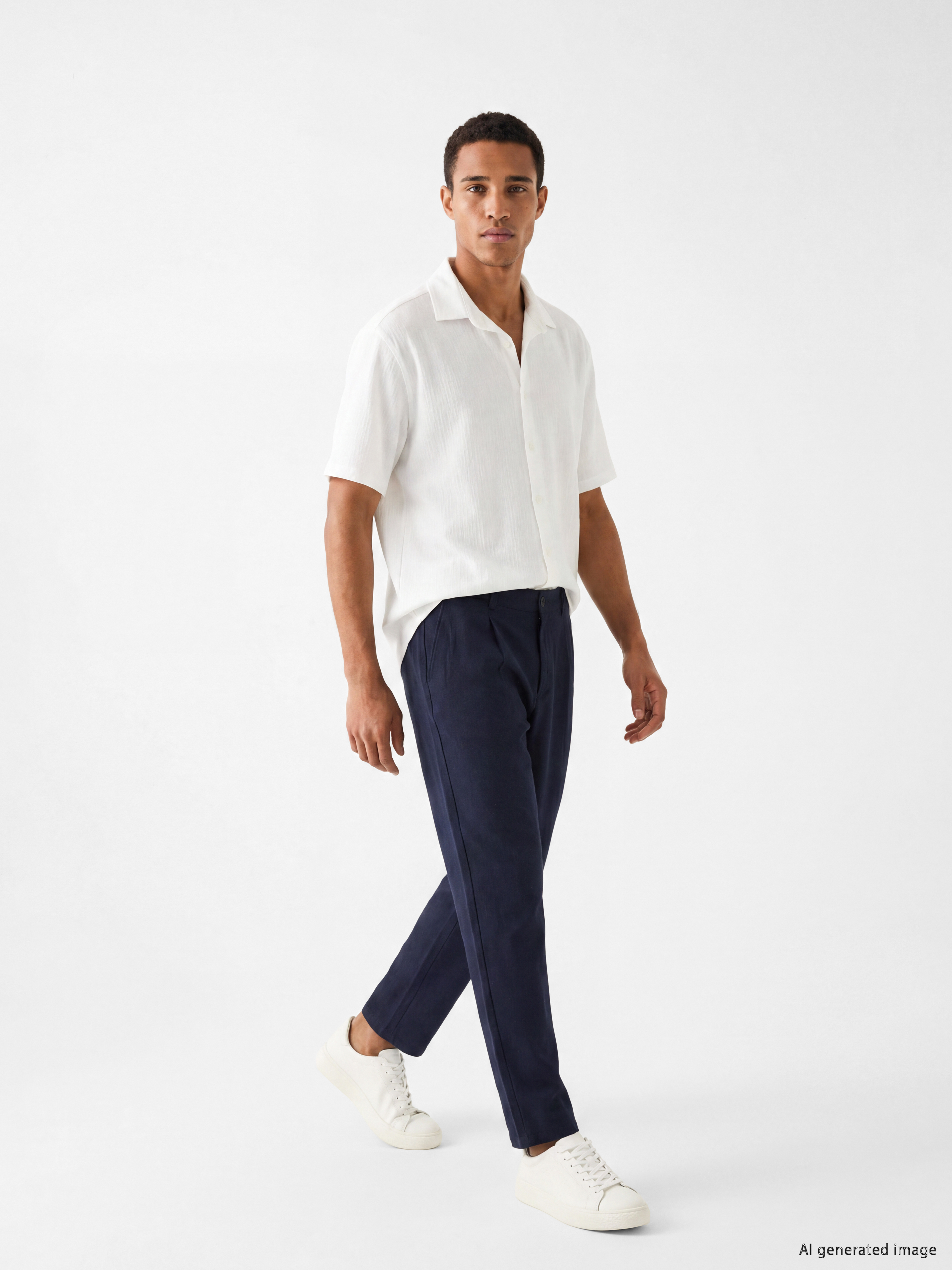 LCW Vision Regular Fit Keten Karışımlı Erkek Pantolon görsel 2