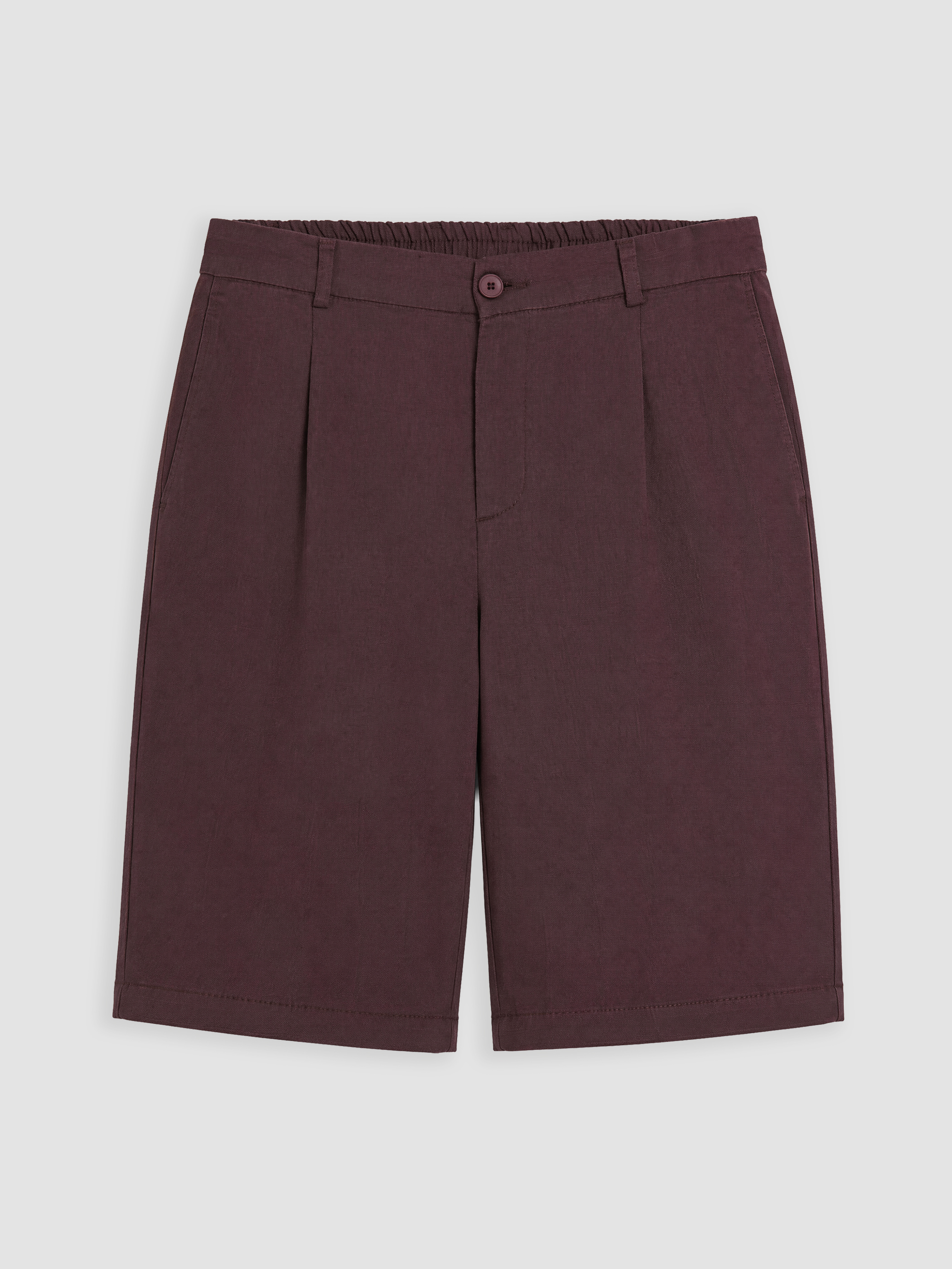 LCW Vision Regular Fit Keten Karışımlı Erkek Şort görsel 6