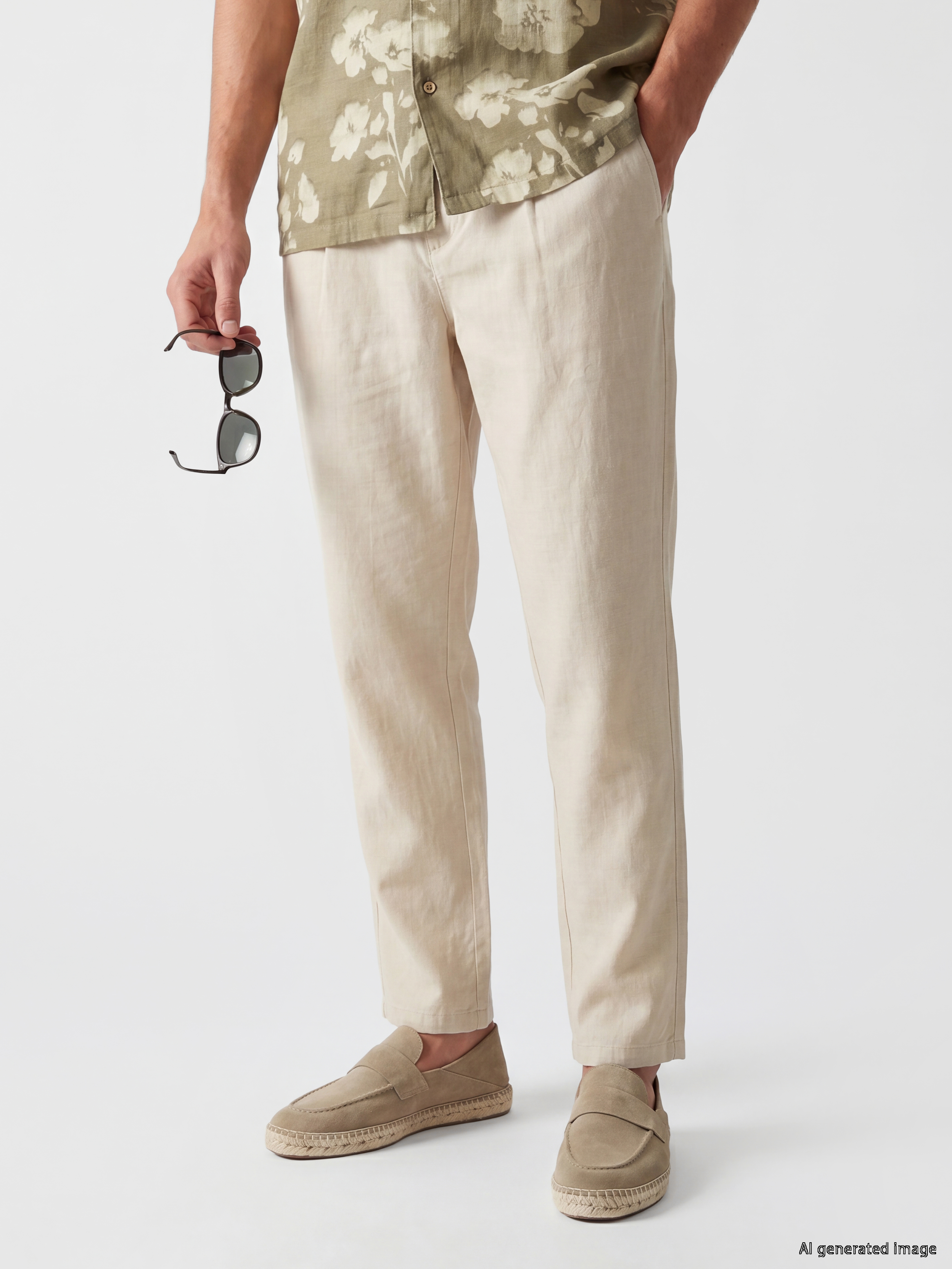 LCW Vision Regular Fit Erkek Pileli Pantolon