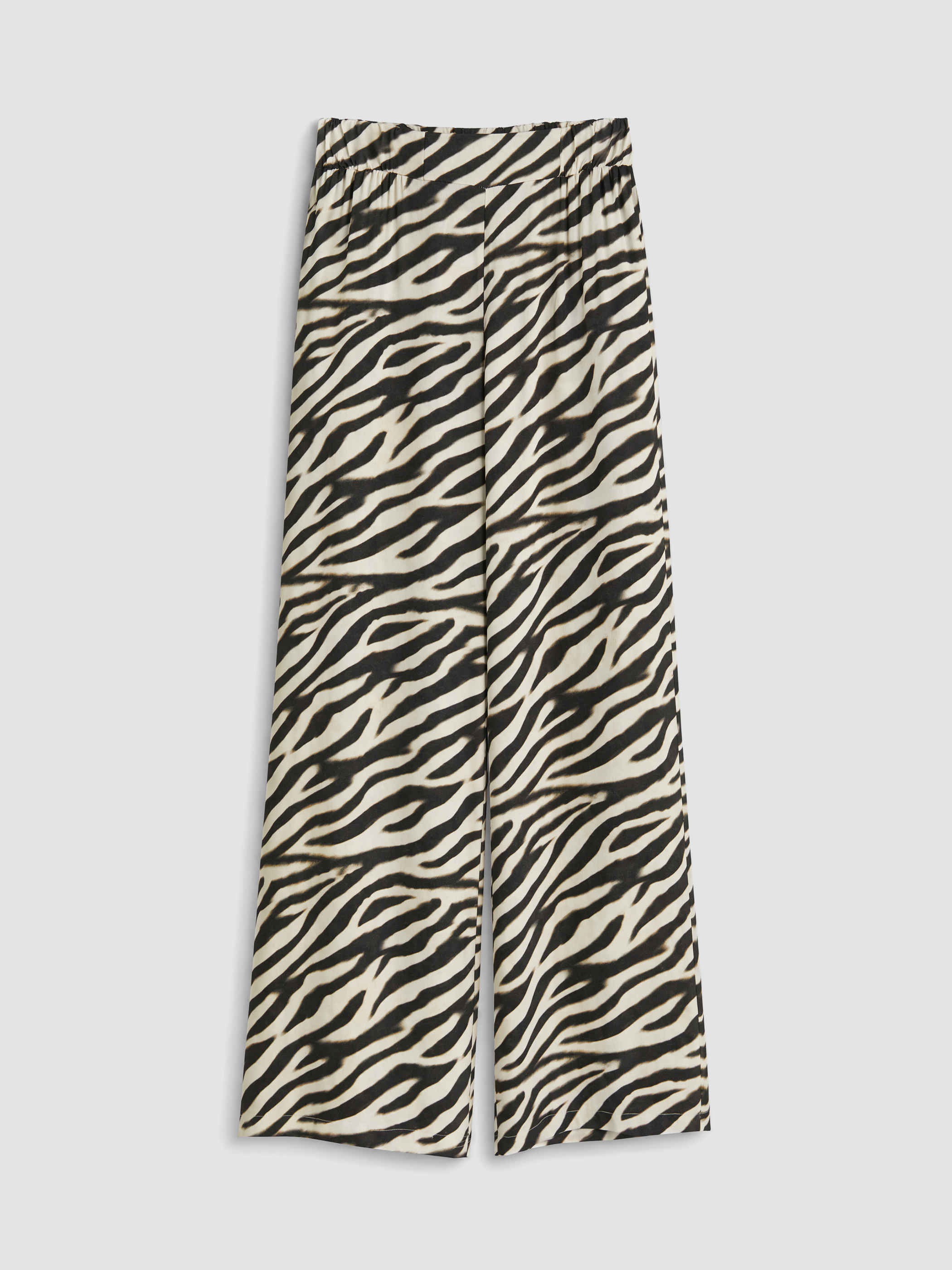 LCW Modest Beli Lastikli Zebra Desenli Kadın Pantolon görsel 4