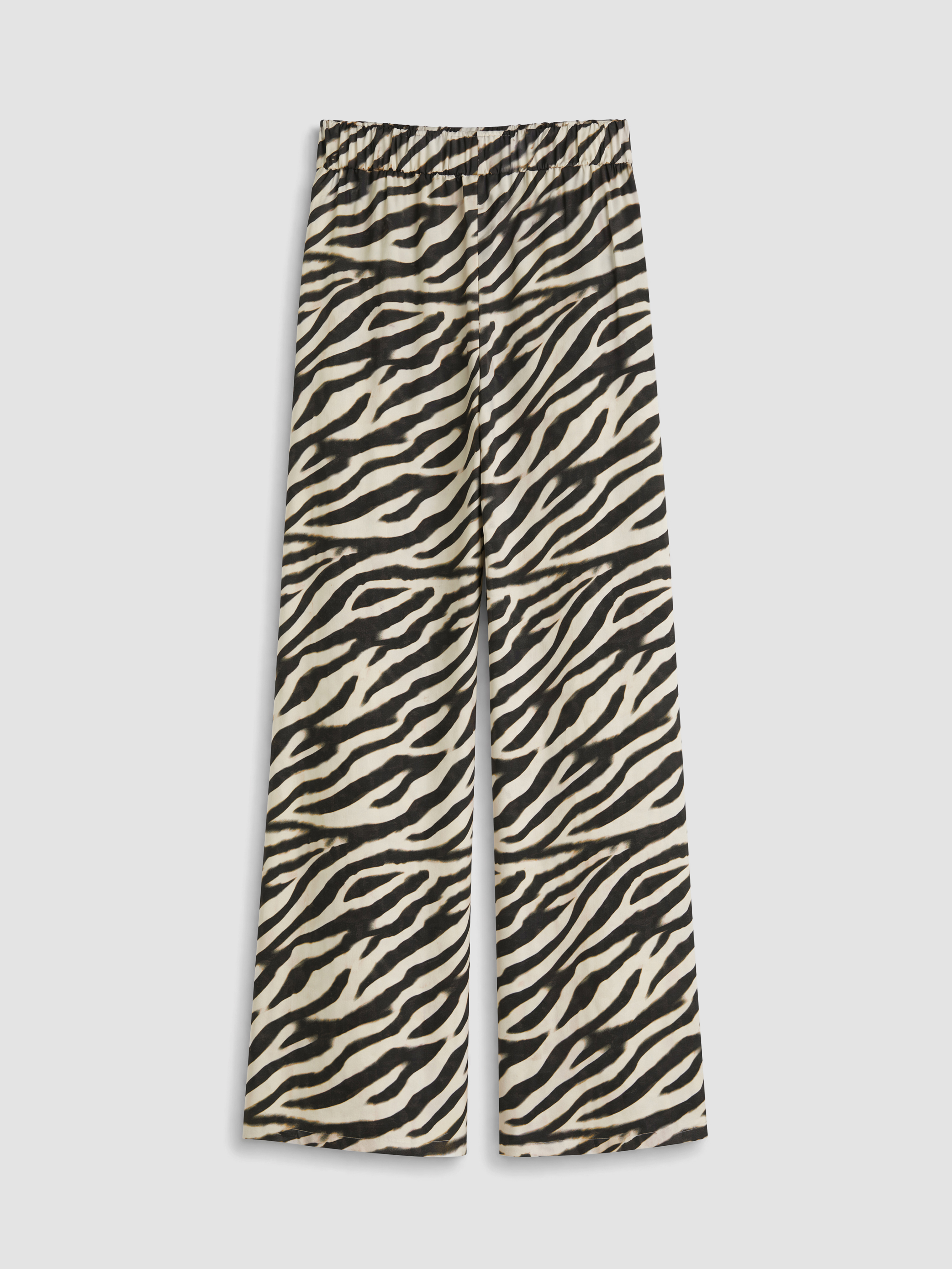 LCW Modest Beli Lastikli Zebra Desenli Kadın Pantolon görsel 6