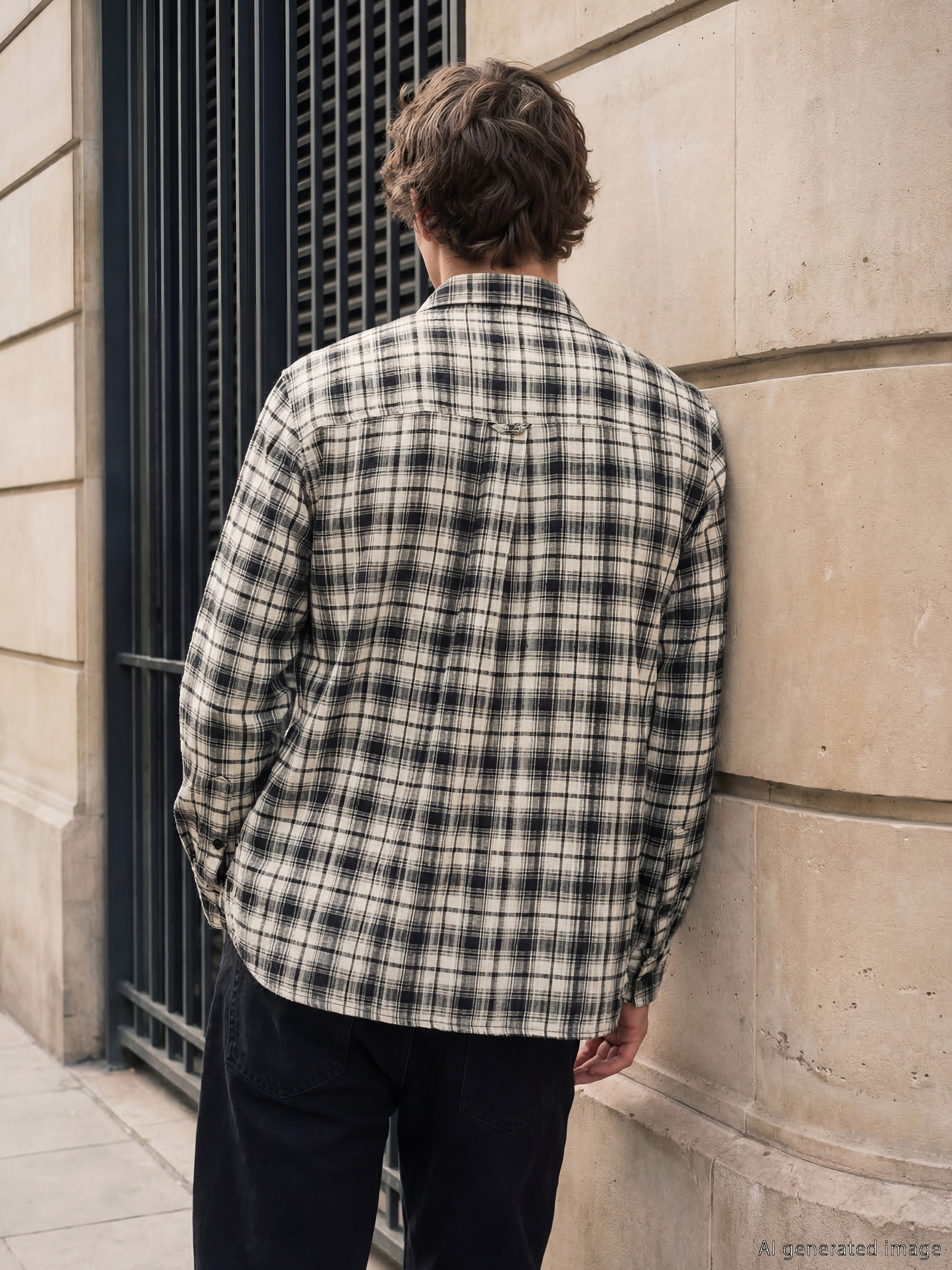 LCW Vision Regular Fit Ekose Erkek Gömlek görsel 3
