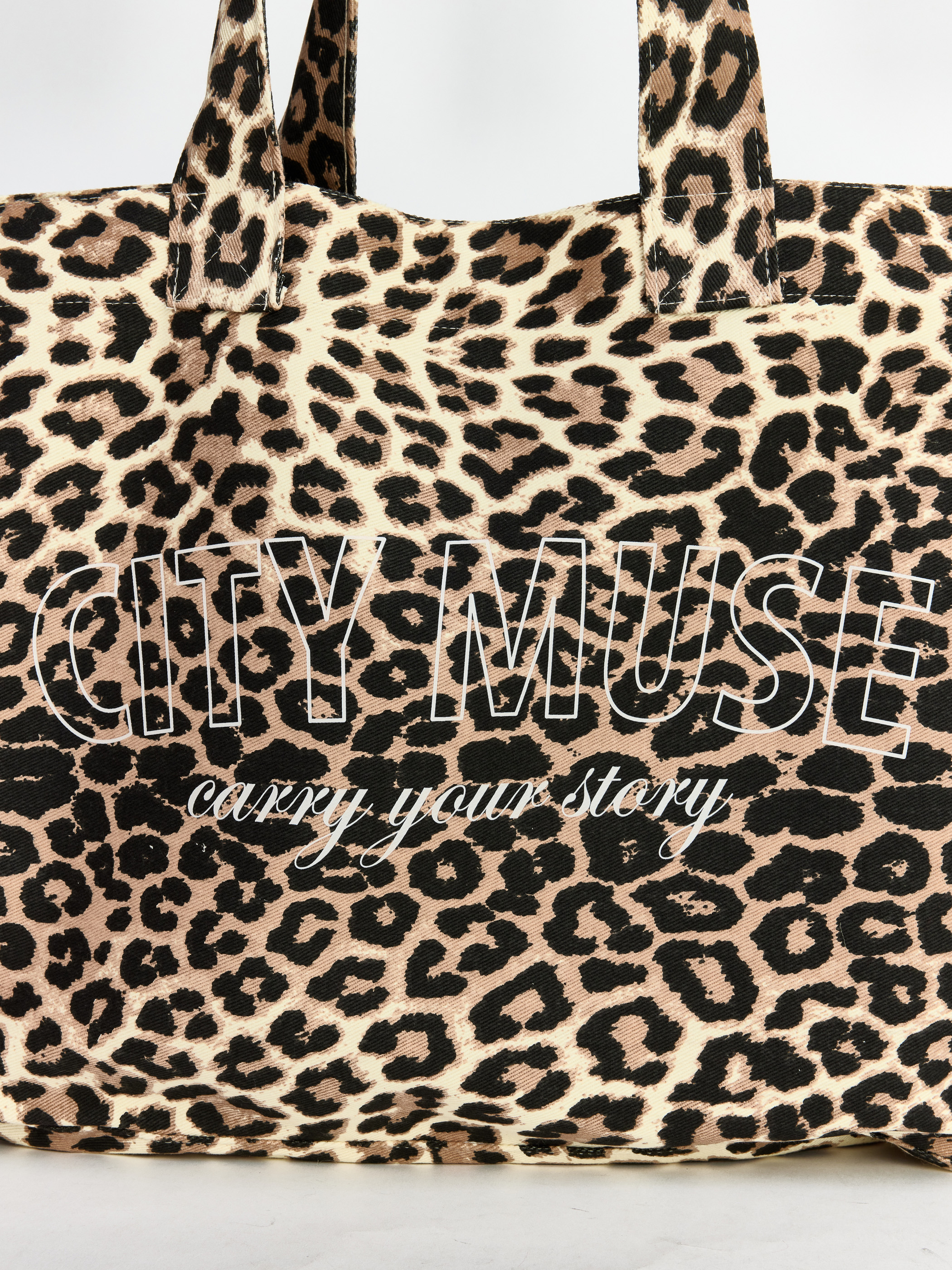 LCW ACCESSORIES Leopar Desenli Nakışlı Kadın Omuz Çantası görsel 3