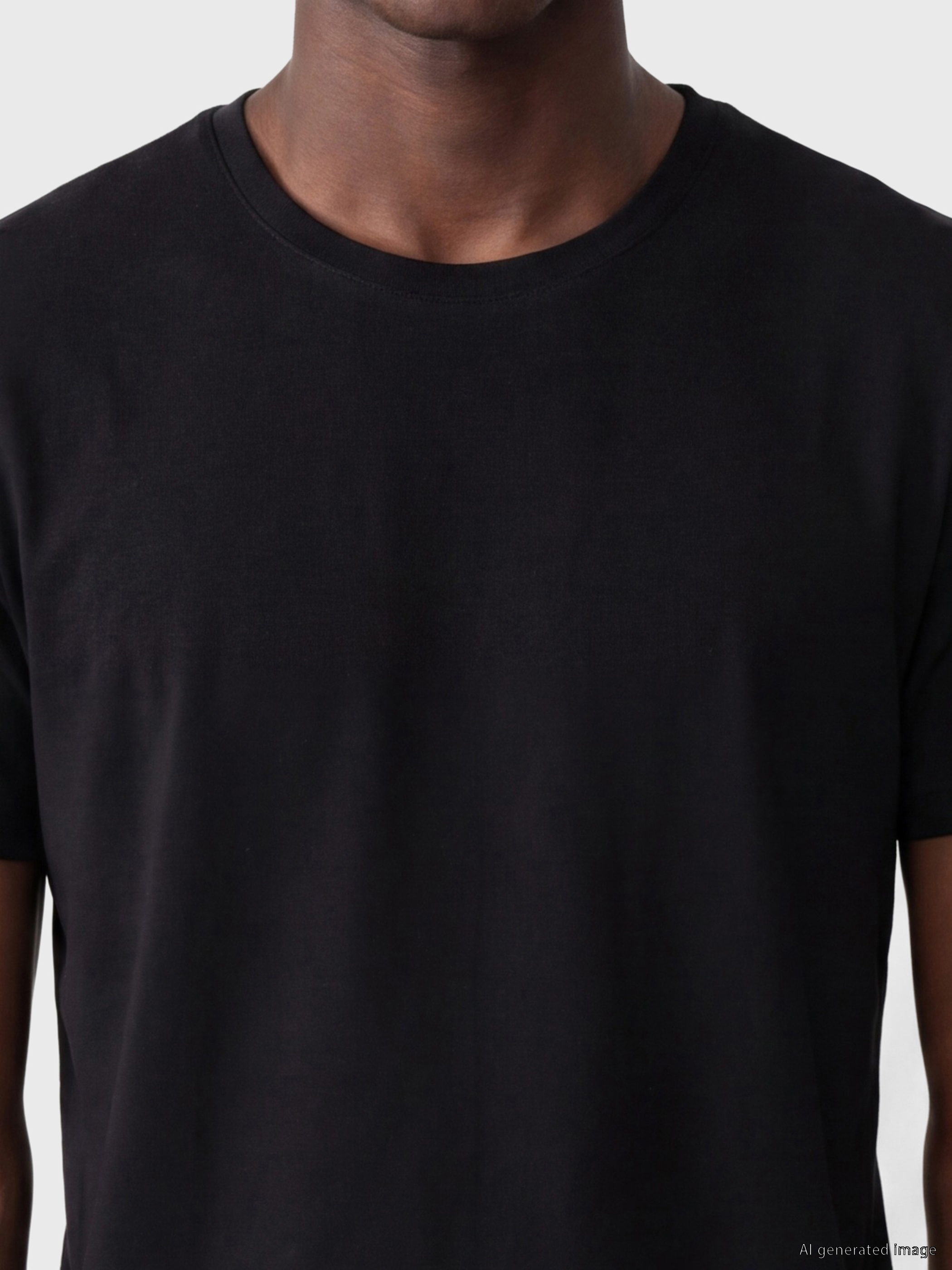 XSIDE 2'li Süper Slim Fit Esnek Kumaş Tişört / 01 görsel 4