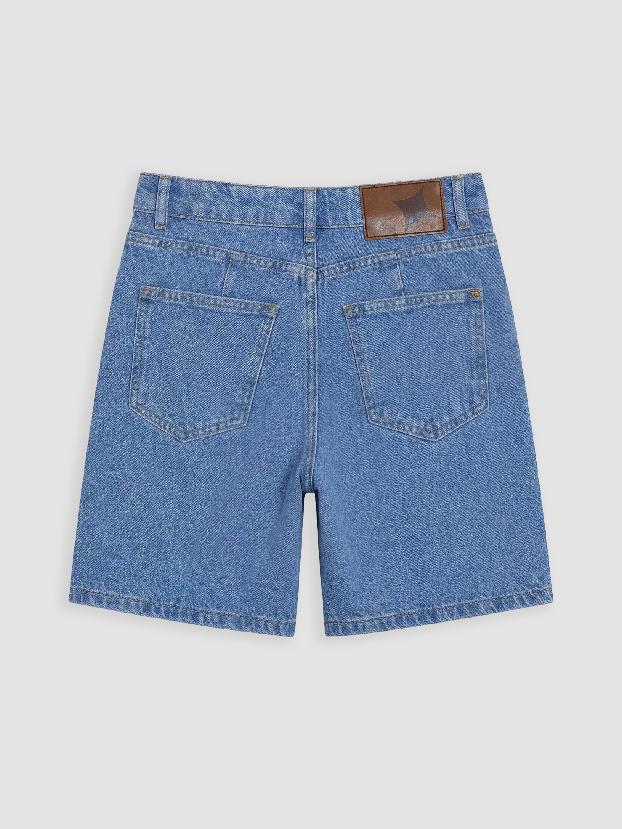 Soulife Regular Fit Kadın Jean Şort görsel 7