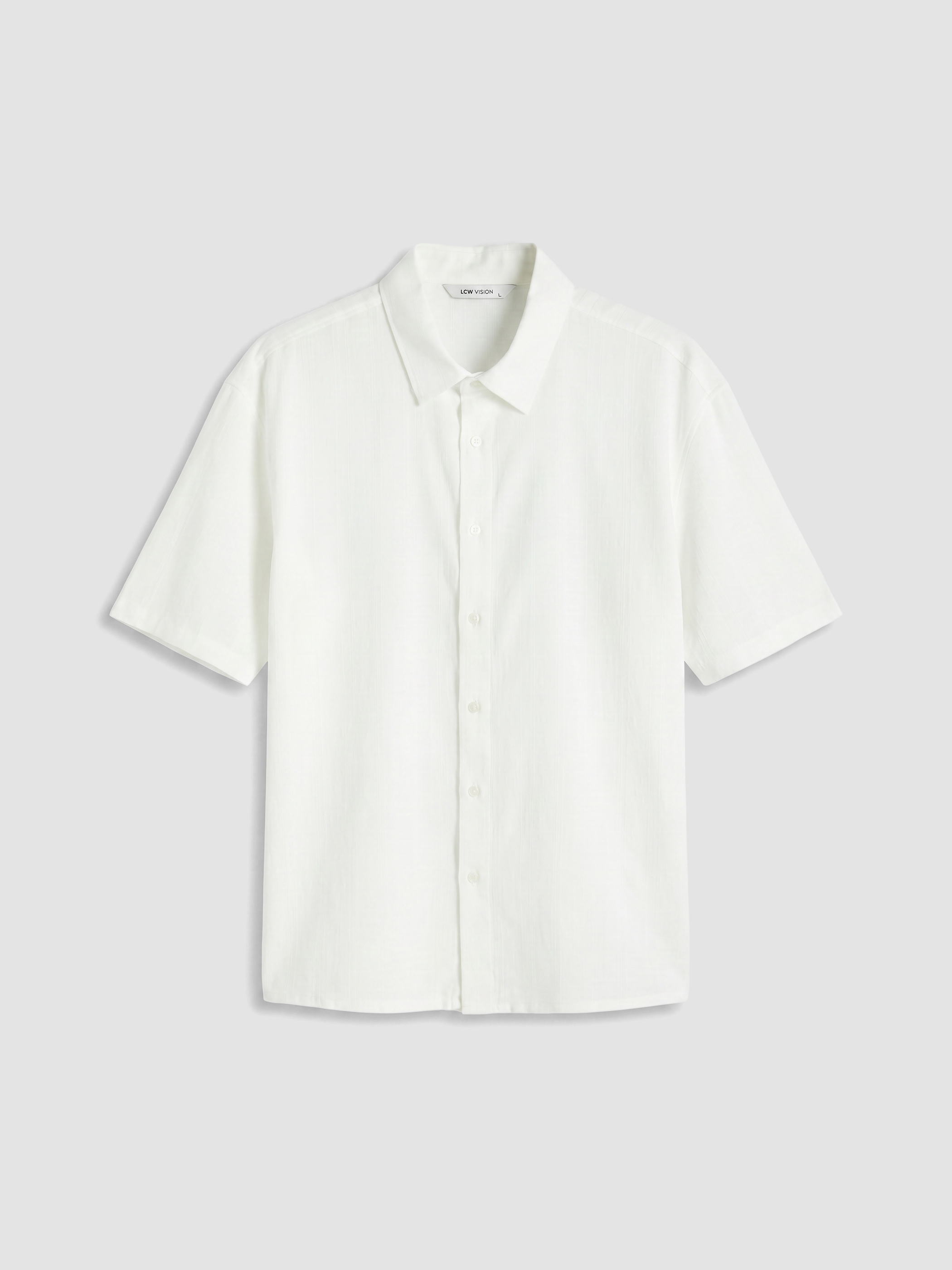 LCW Vision Regular Fit Dokulu Erkek Gömlek görsel 5