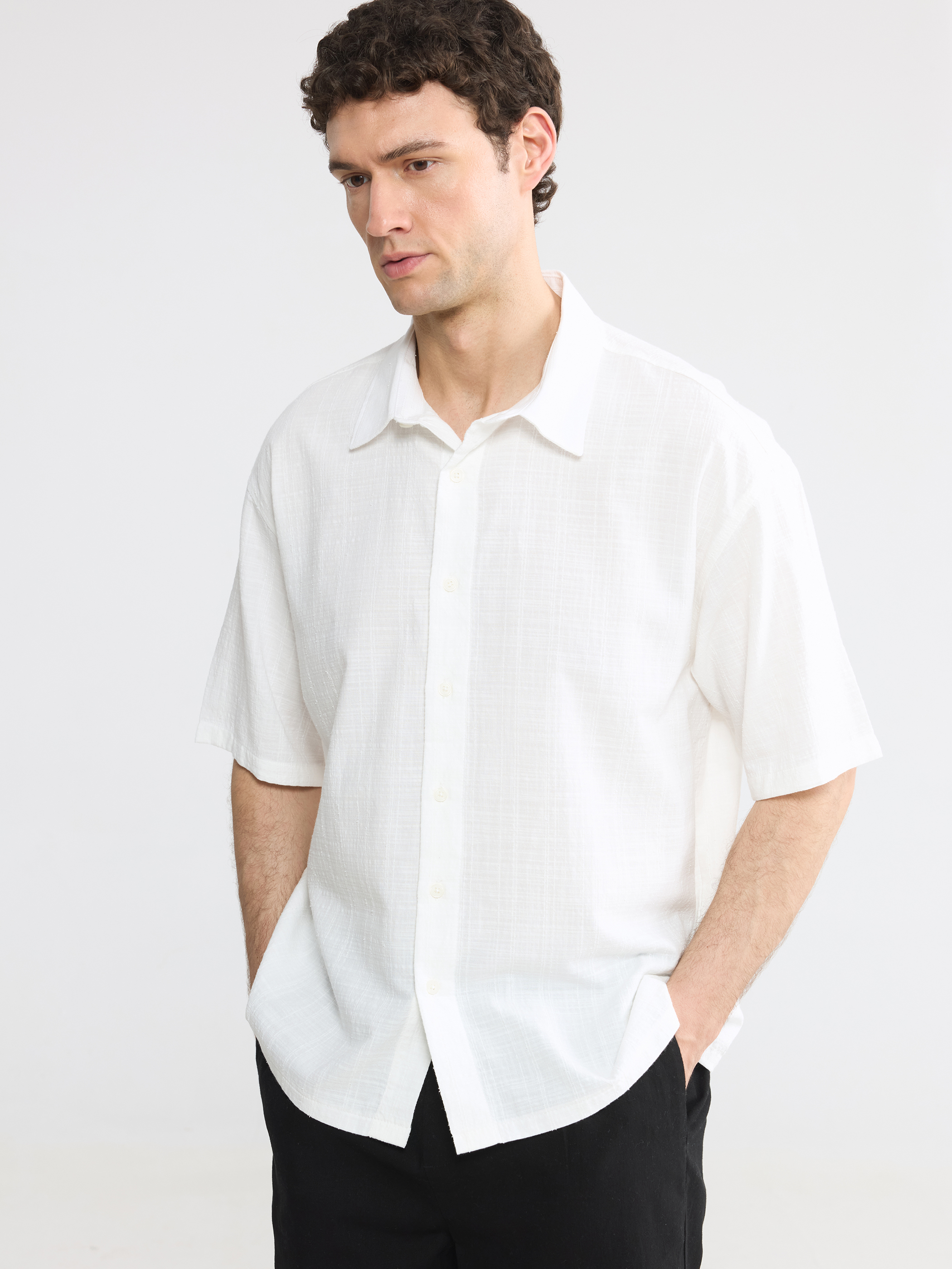 LCW Vision Regular Fit Dokulu Erkek Gömlek
