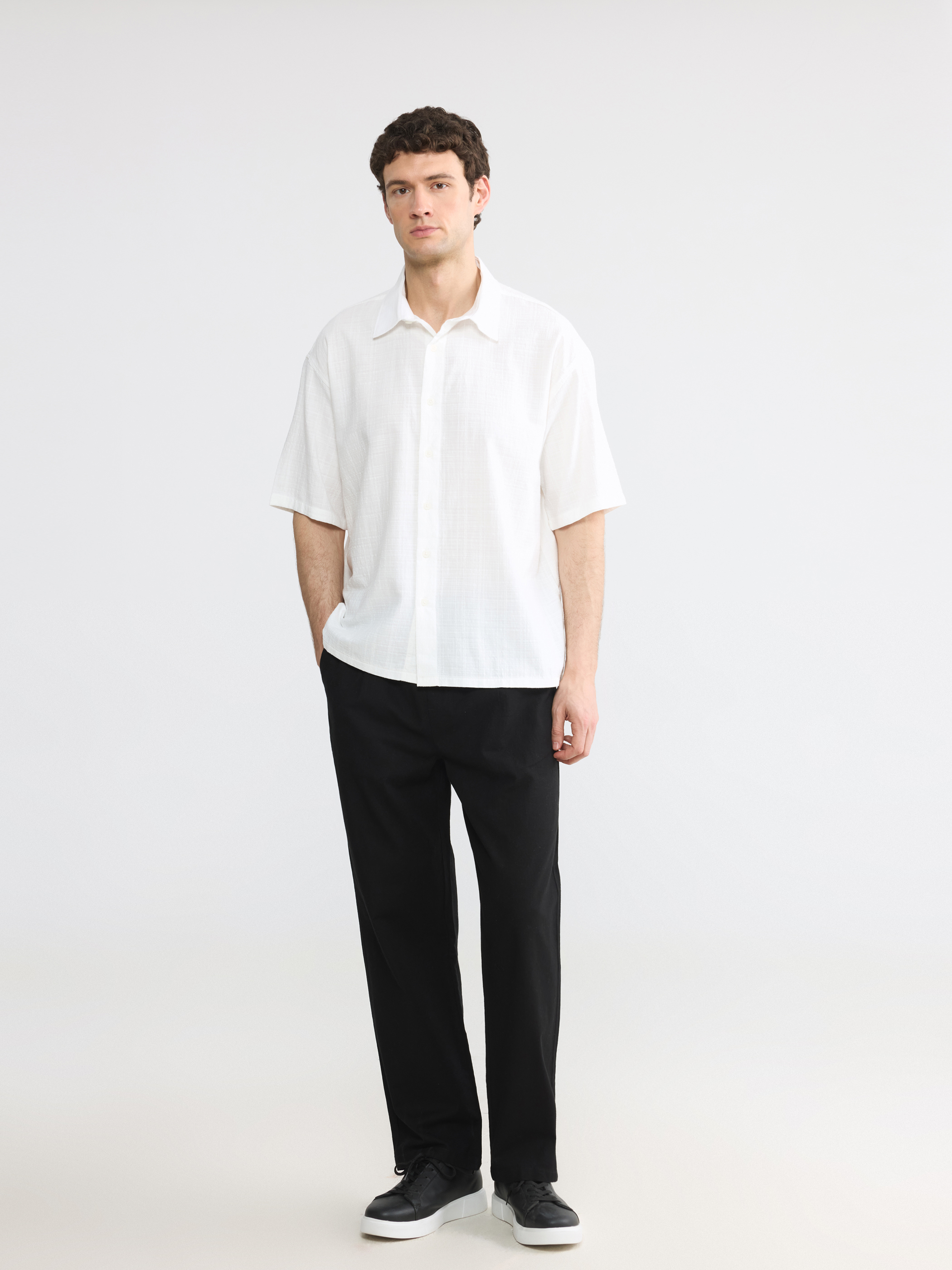 LCW Vision Regular Fit Dokulu Erkek Gömlek görsel 2