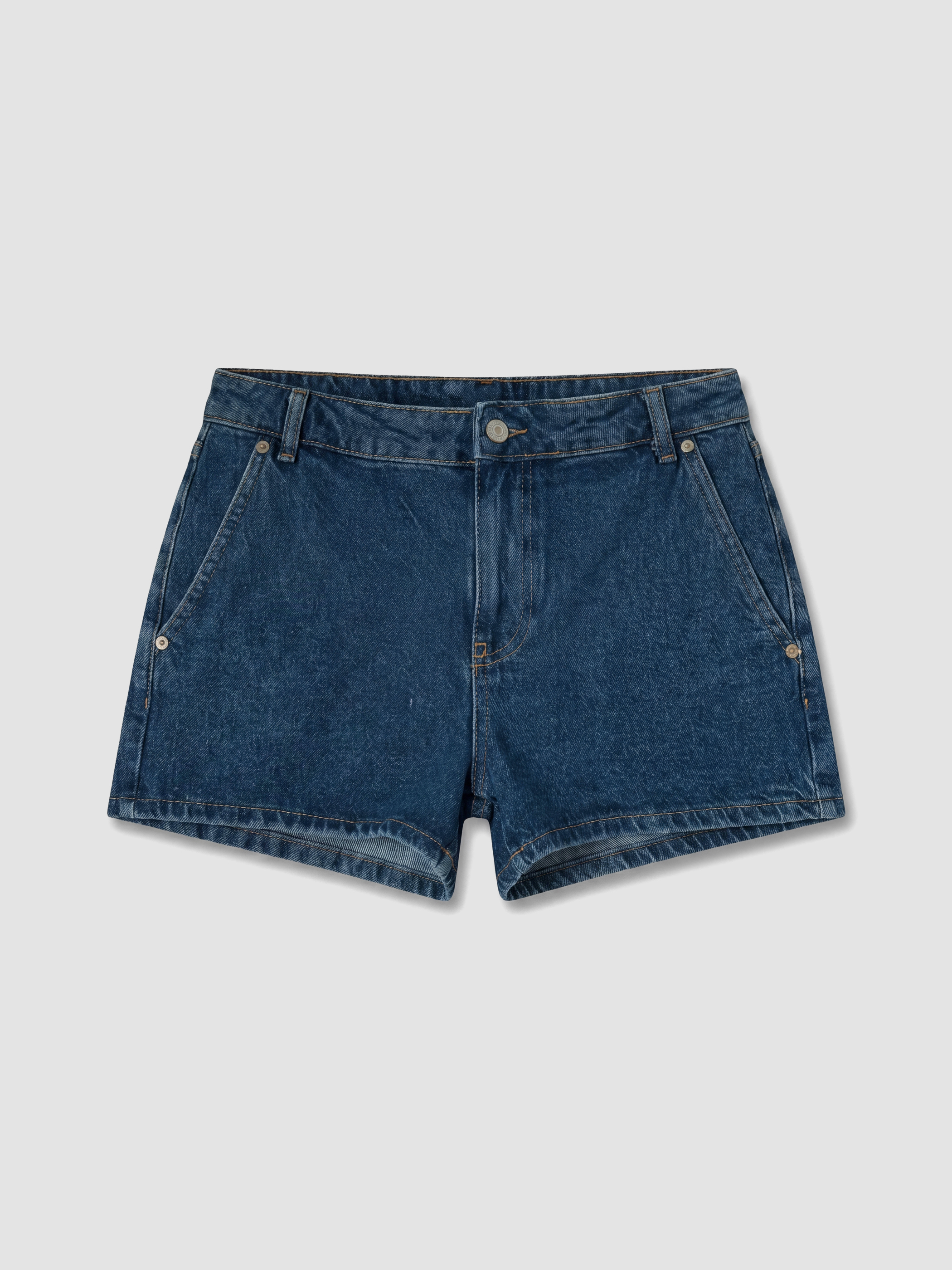 LCW Jeans Regular Fit Kadın Jean Şort görsel 4
