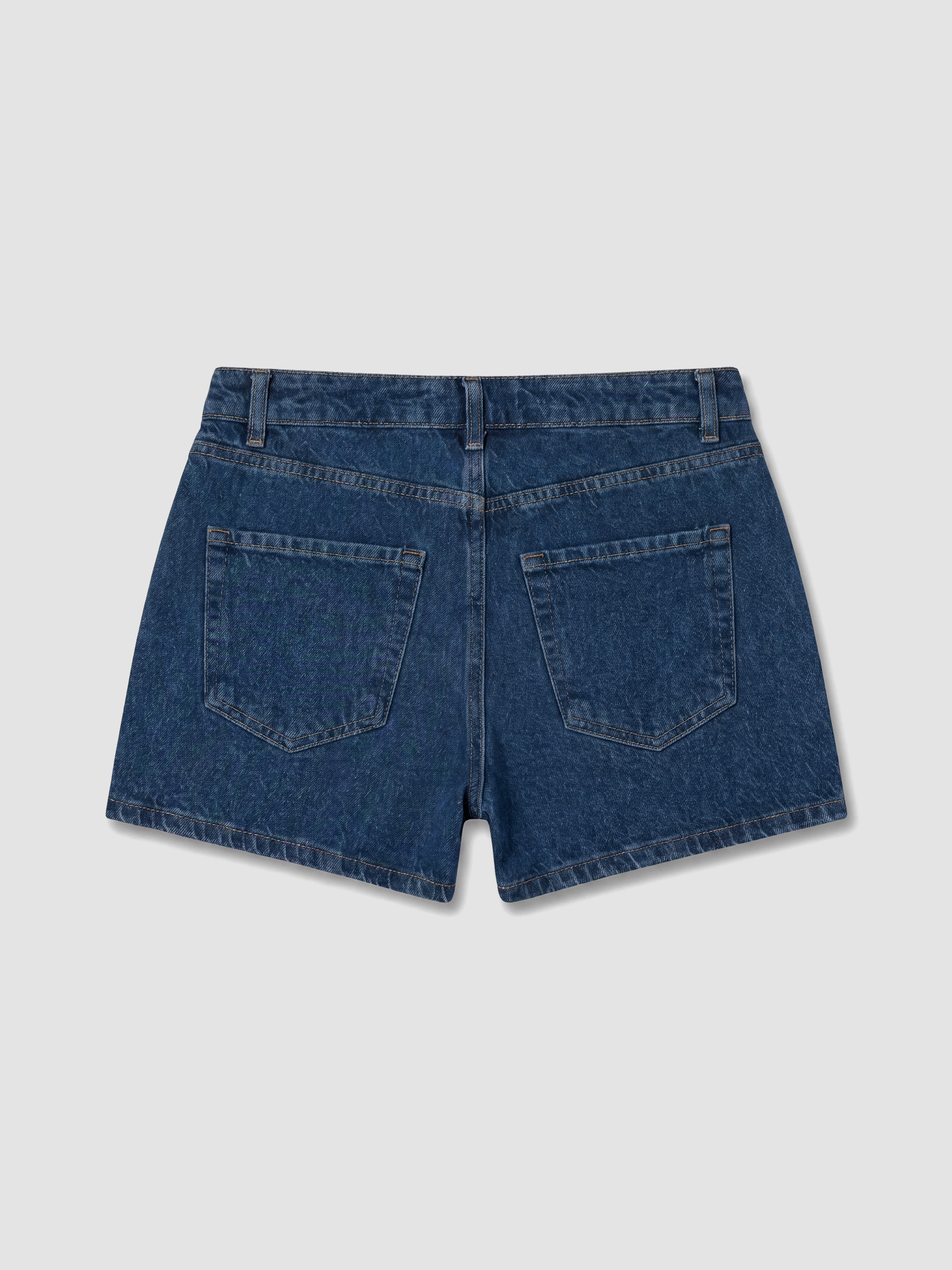 LCW Jeans Regular Fit Kadın Jean Şort görsel 5