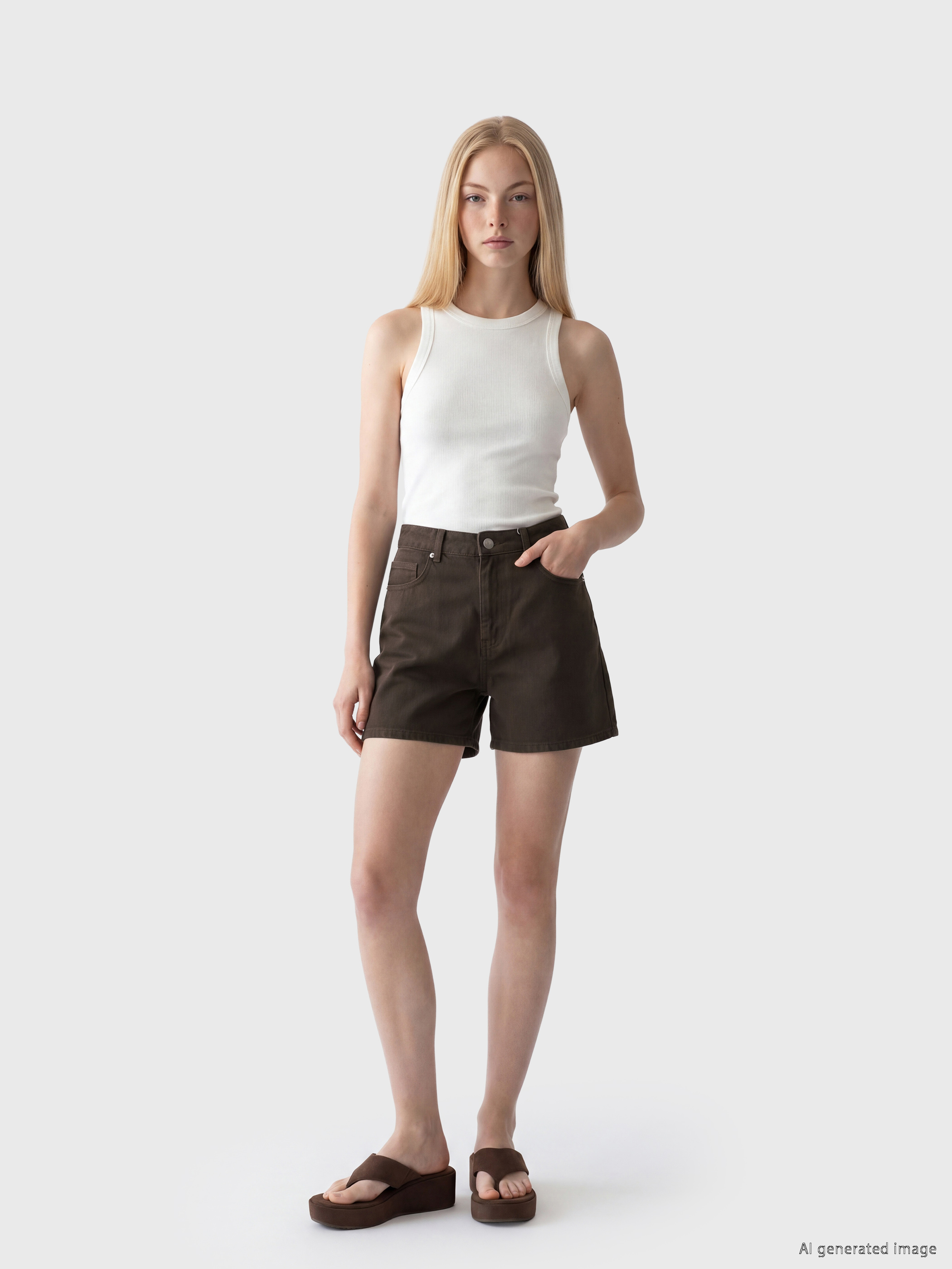 XSIDE Mom Fit Kadın Jean Şort