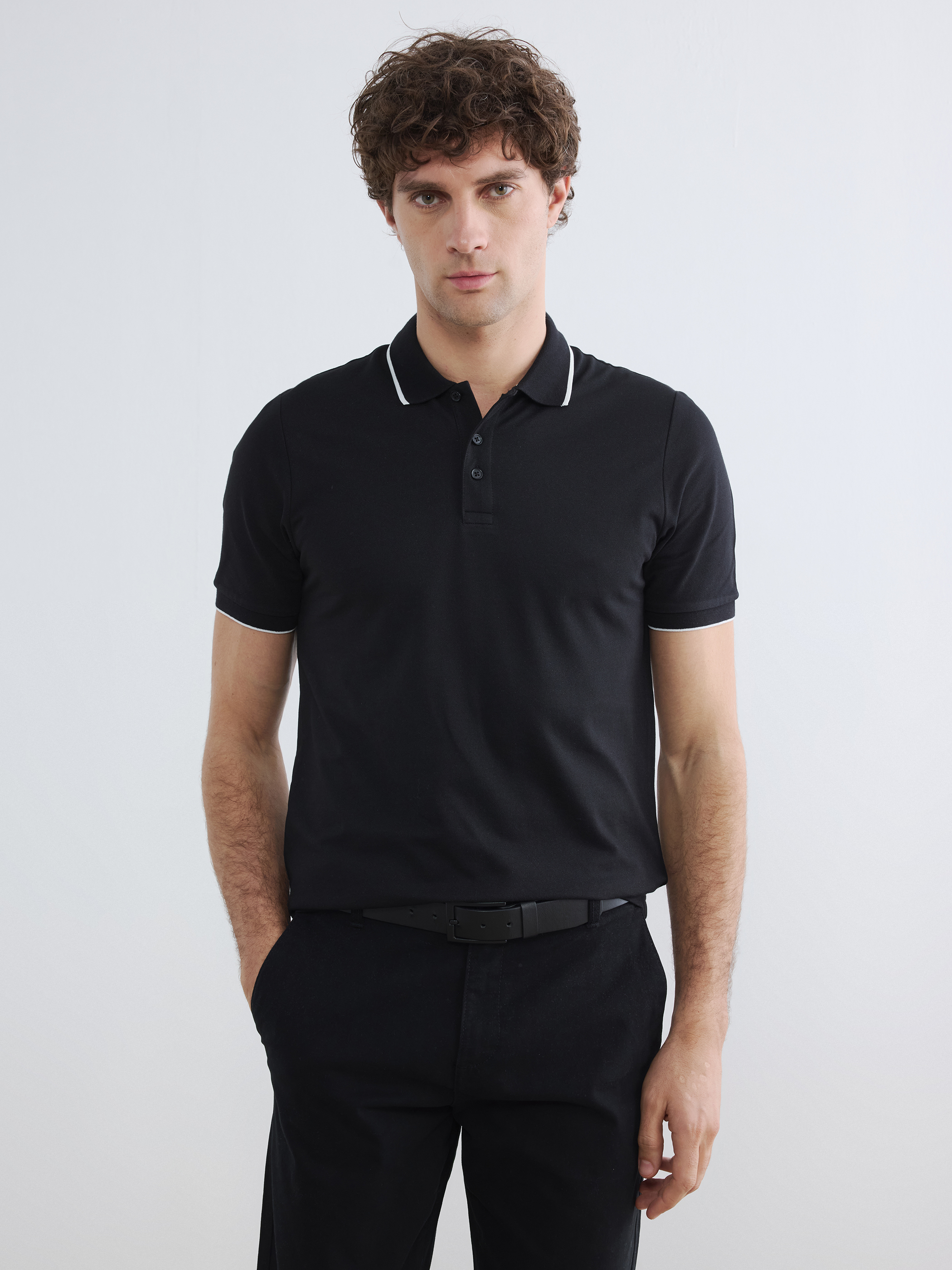 LCWAIKIKI Classic Polo Yaka Pike Erkek Tişört
