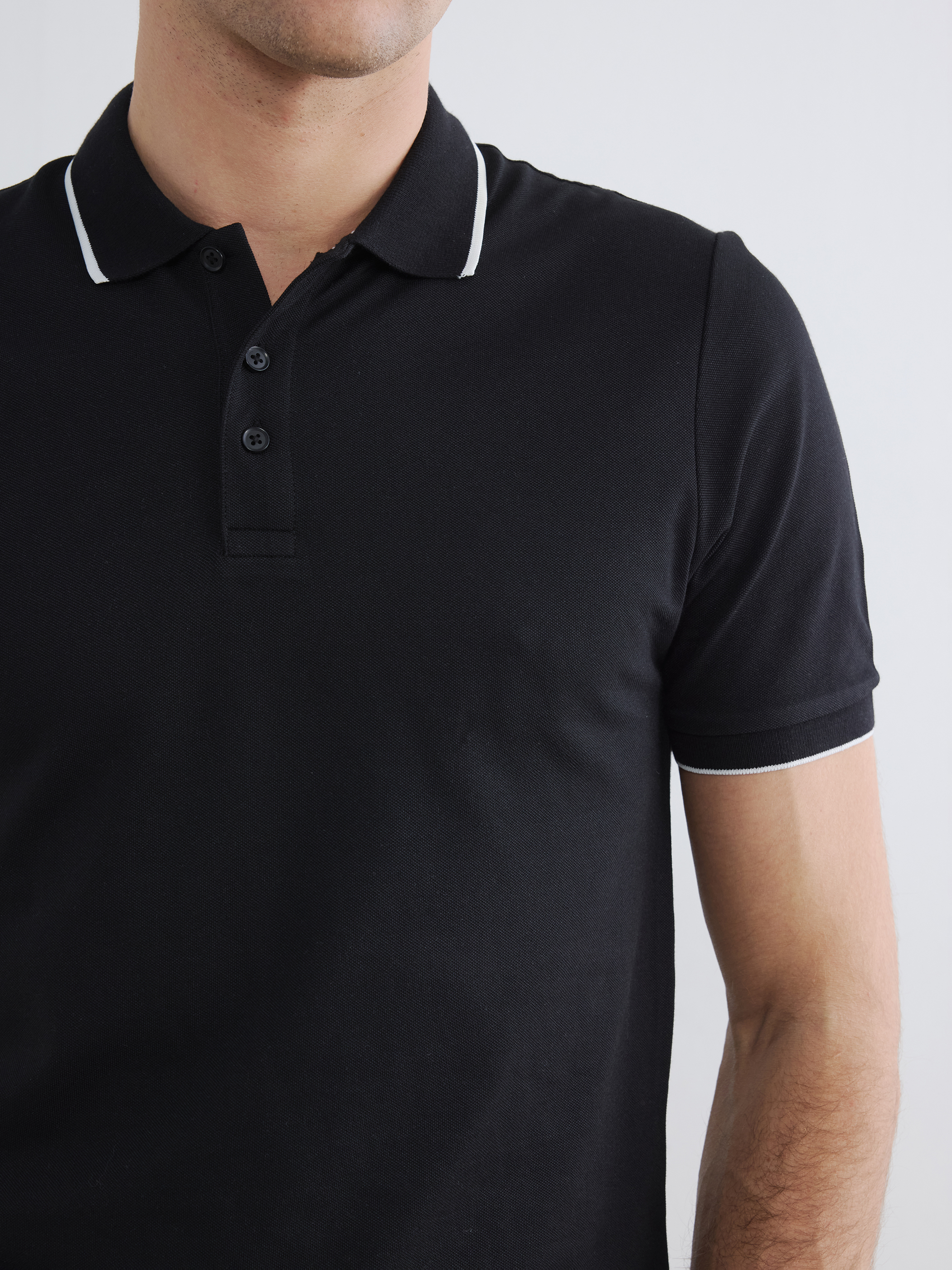 LCWAIKIKI Classic Polo Yaka Pike Erkek Tişört görsel 3