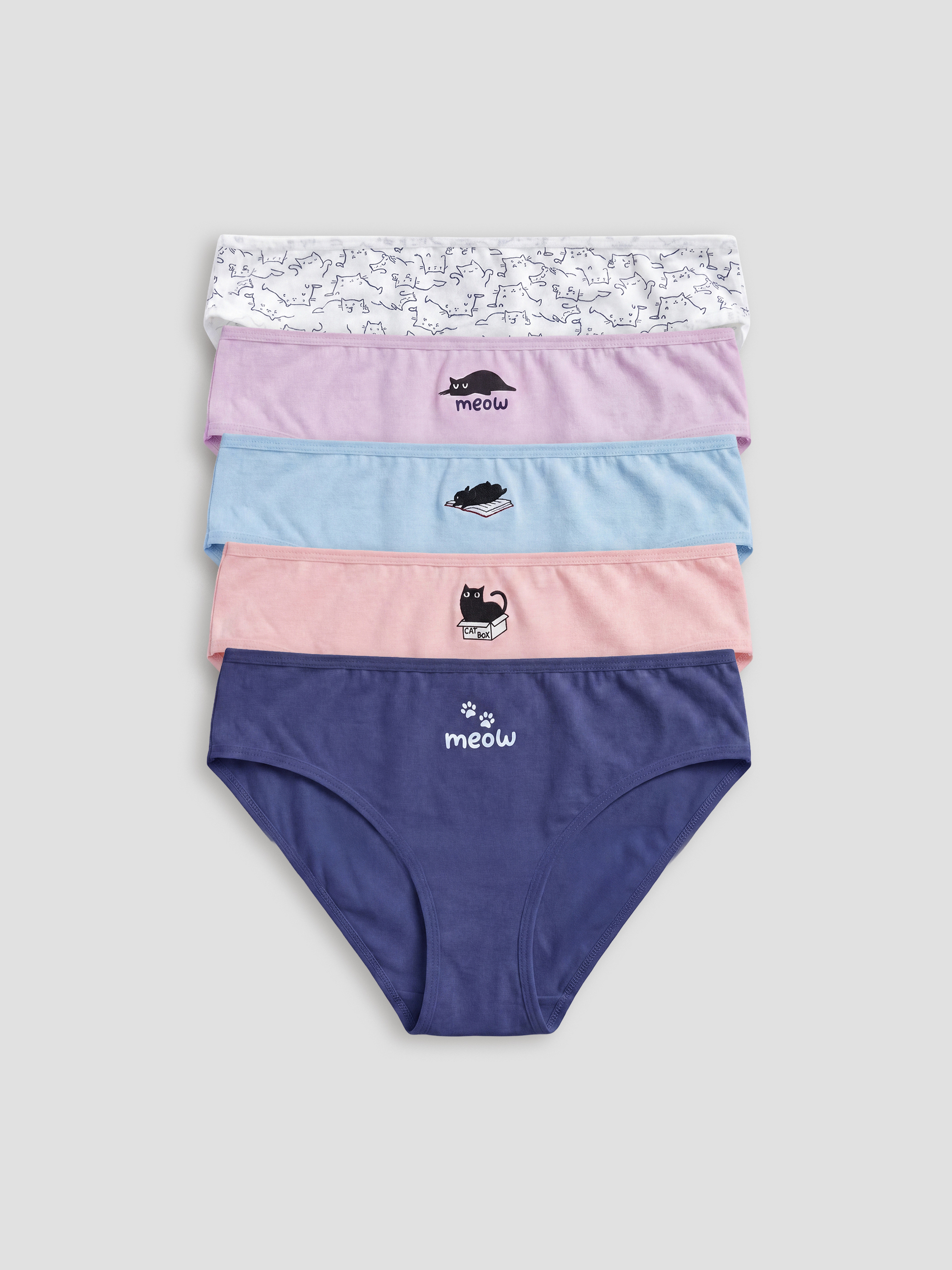 LCW Young Baskılı Bikini Külot 5'li