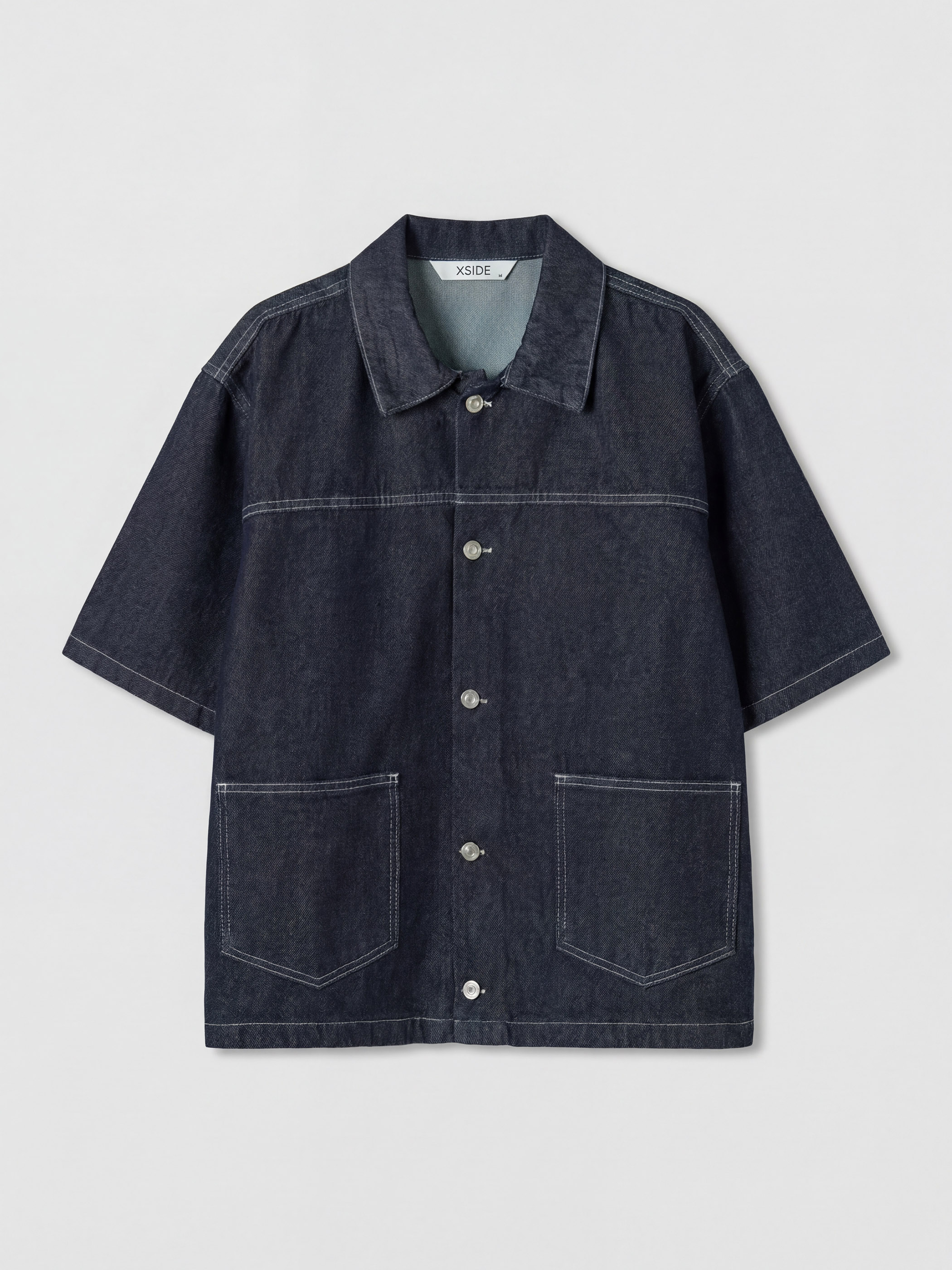 XSIDE Regular Fit Erkek Jean Ceket görsel 3