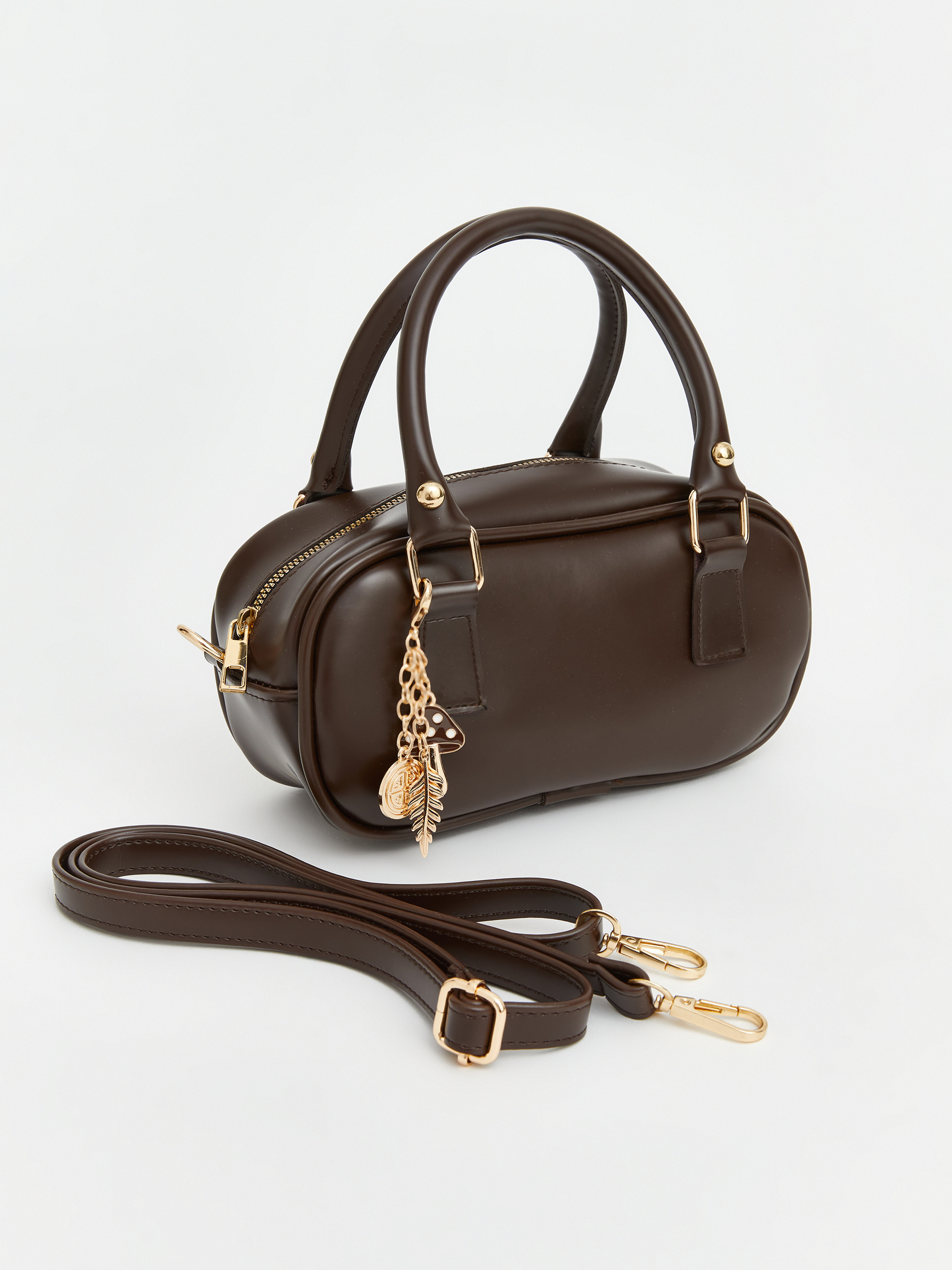 LCW ACCESSORIES Deri Görünümlü Kadın Omuz Çantası görsel 2