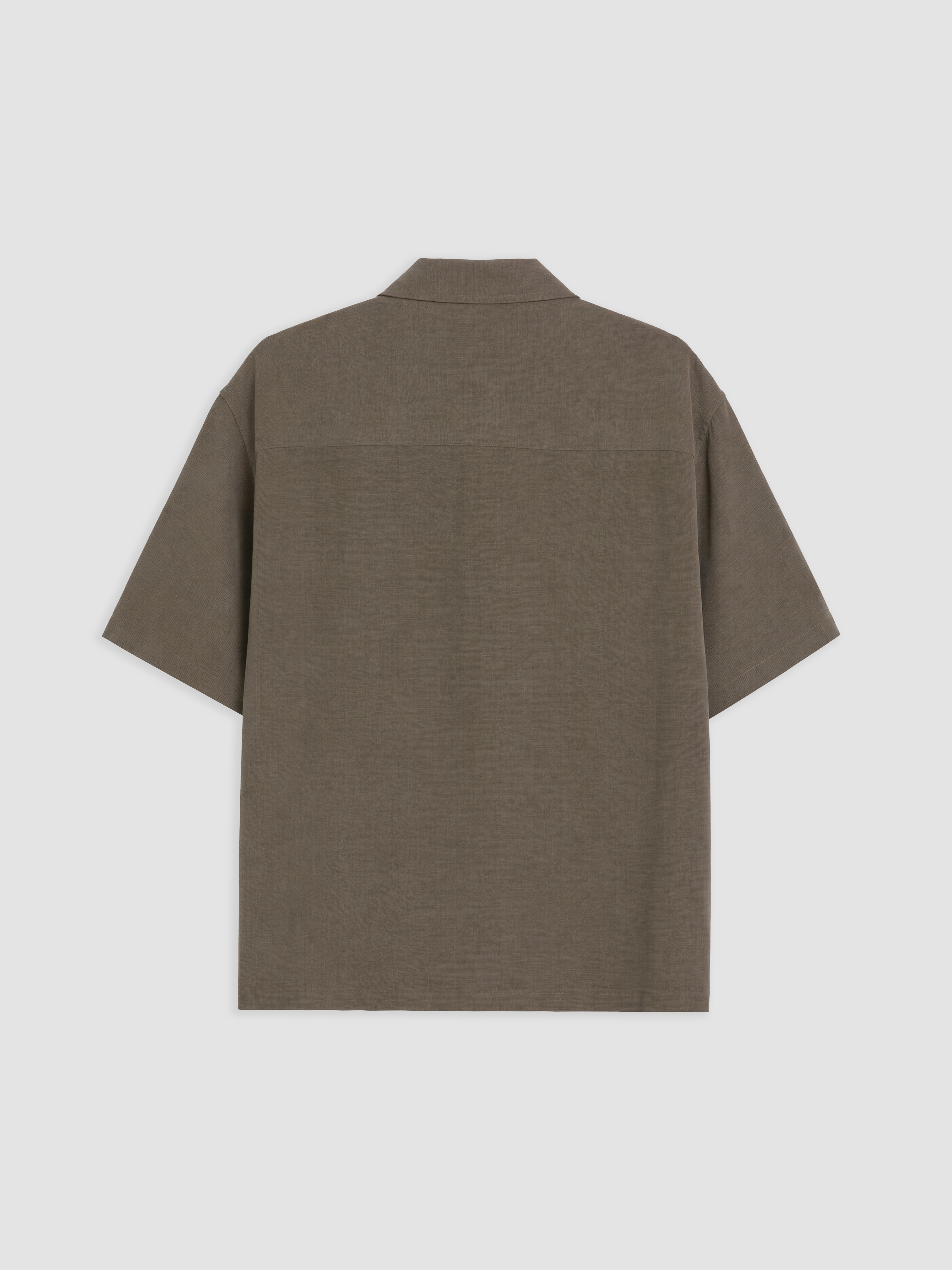 LCW Vision Regular Fit Keten Görünümlü Erkek Gömlek görsel 6