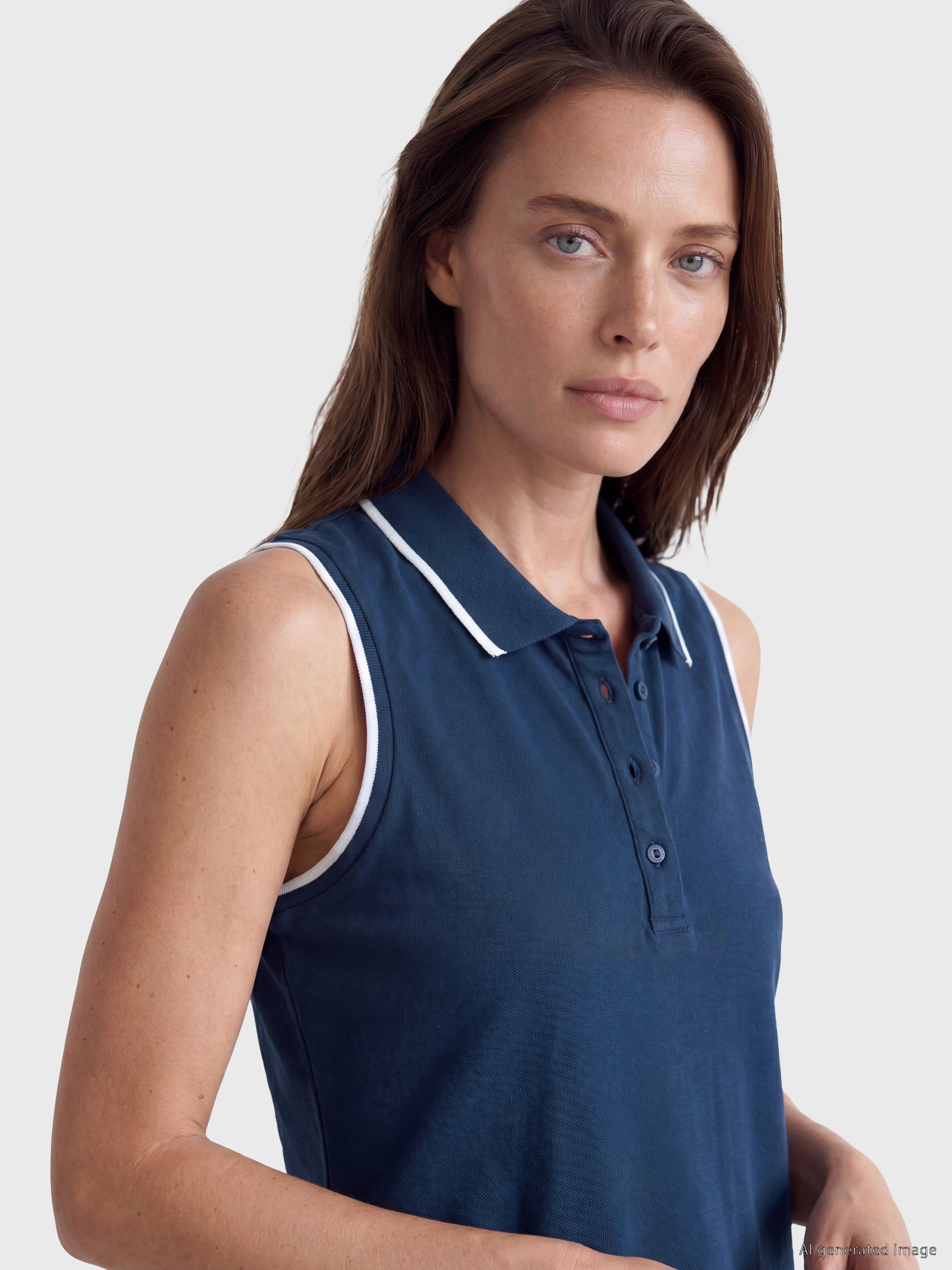 LCW EVERYDAY Polo Yaka Pike Kadın Atlet