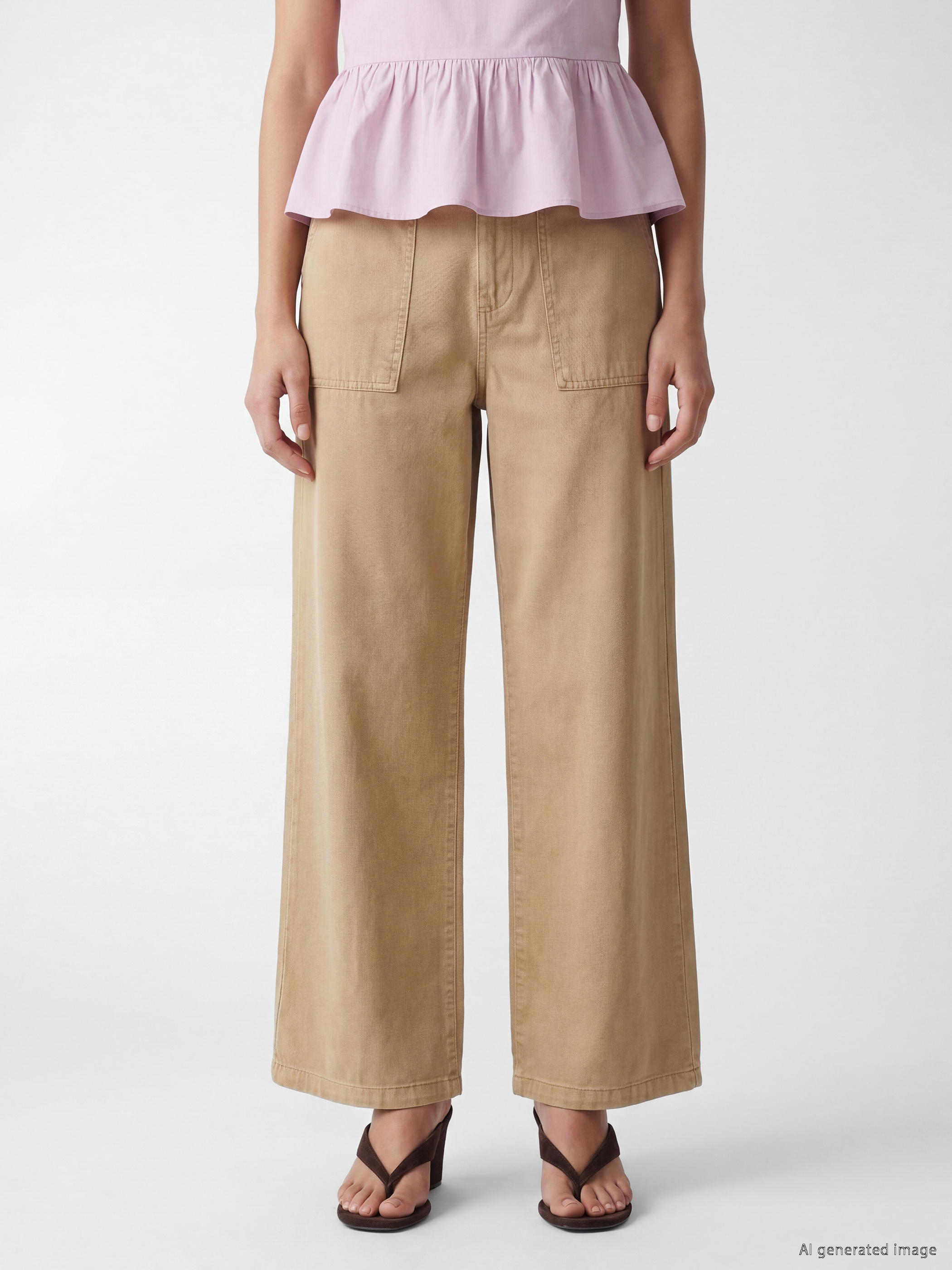 LCW Jeans Wideleg Kadın Jean Pantolon görsel 2