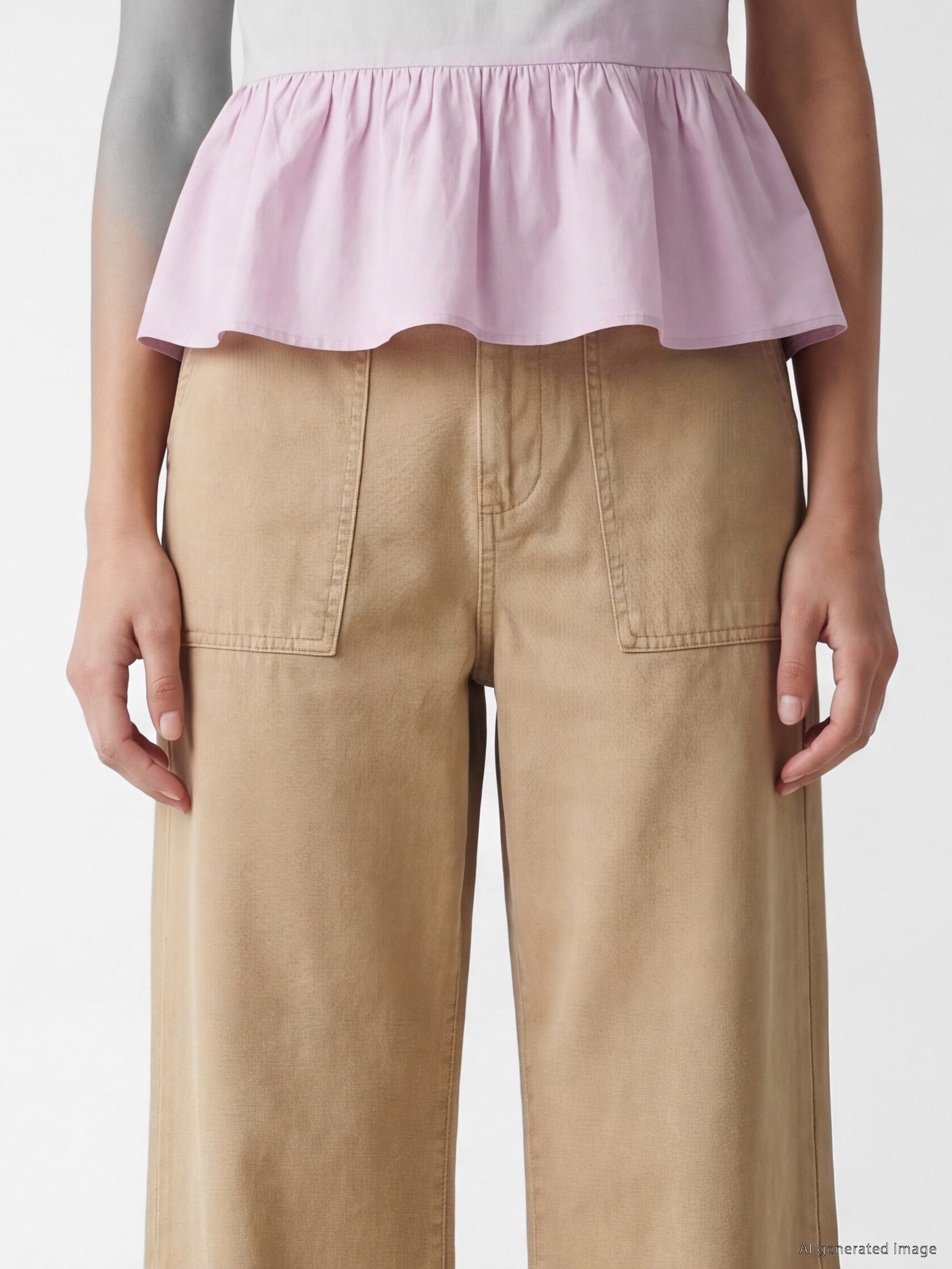 LCW Jeans Wideleg Kadın Jean Pantolon görsel 4