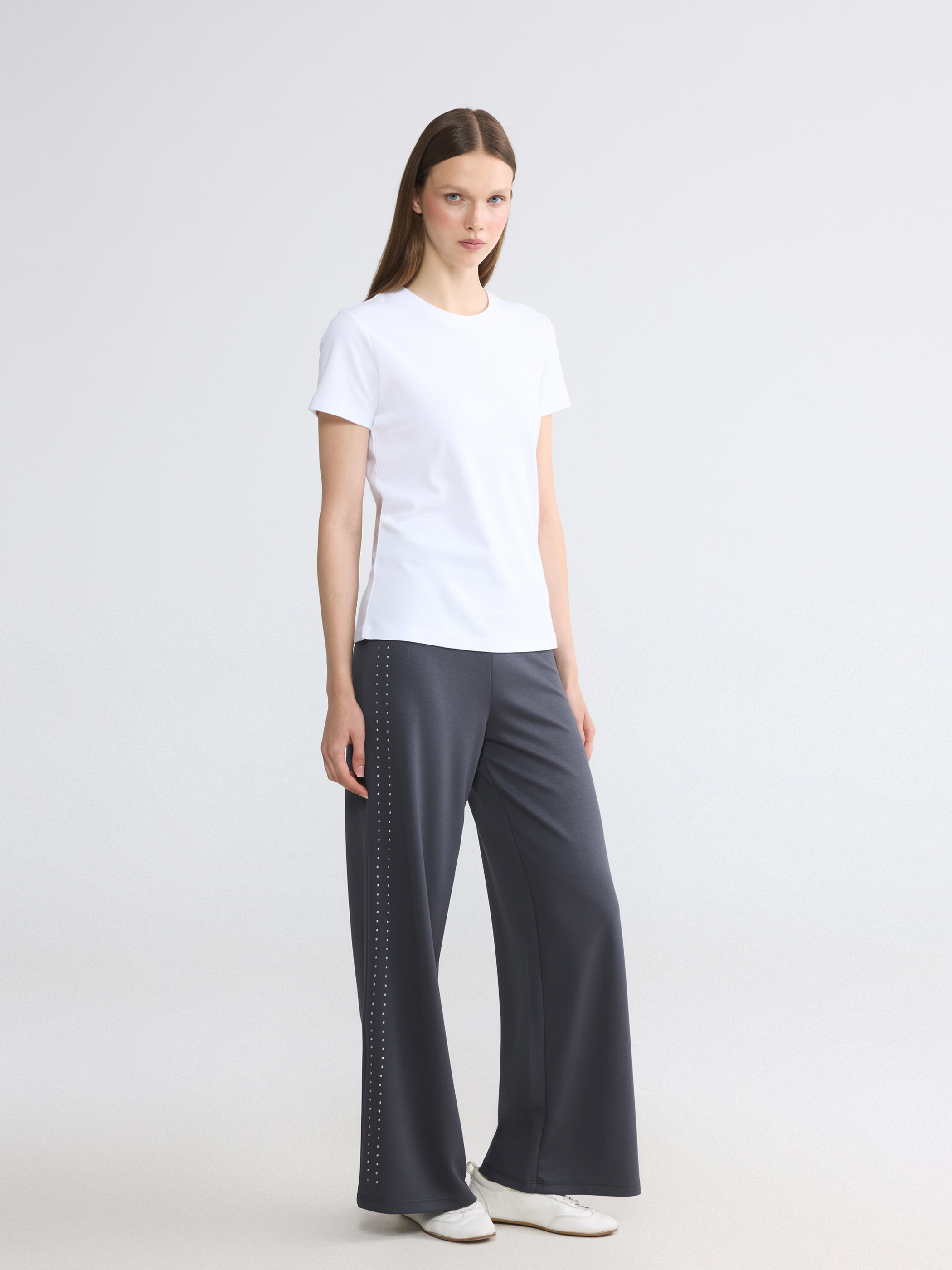 LCW Modest Taşlı Soft Touch Kadın Eşofman Altı