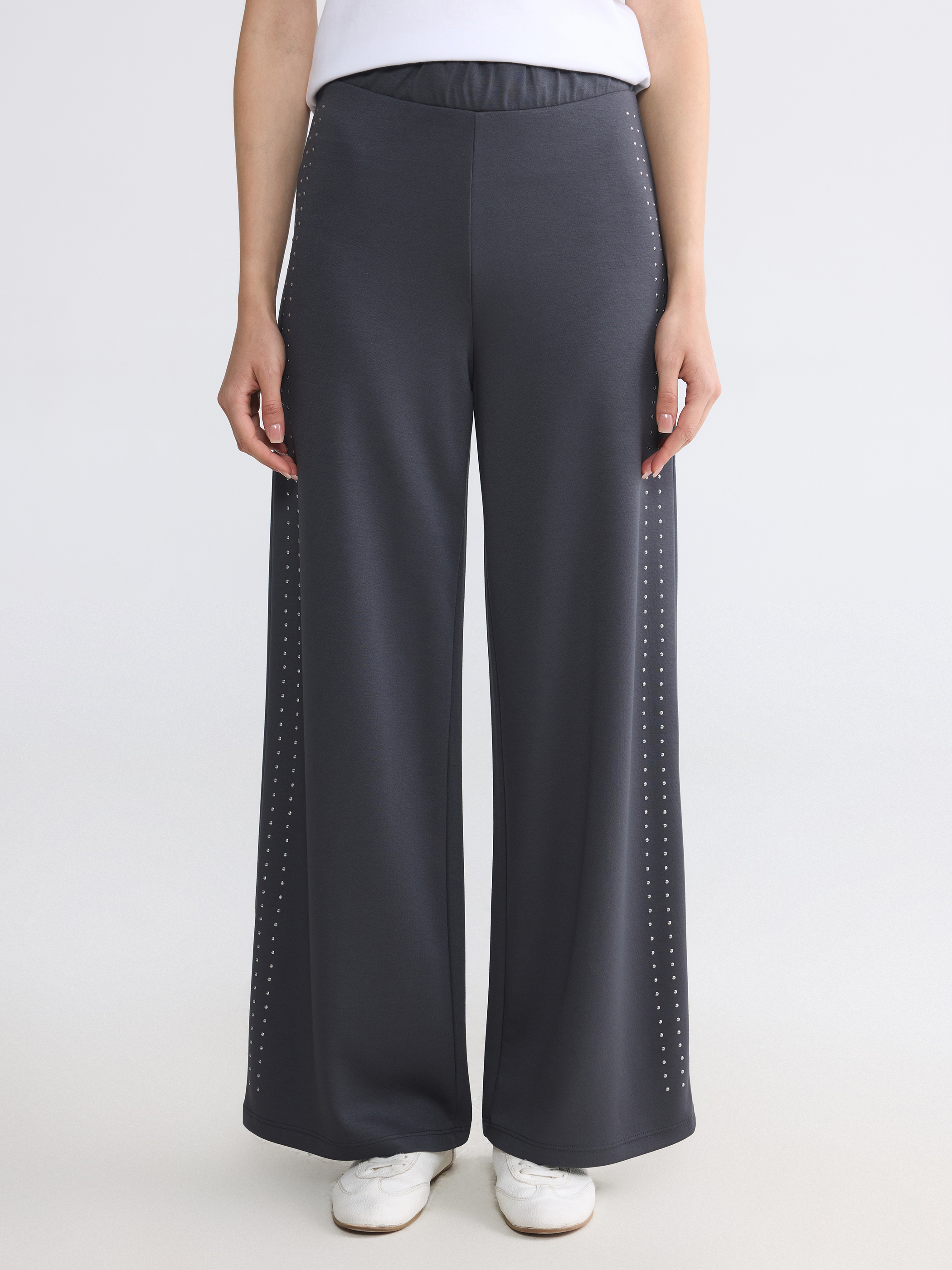 LCW Modest Taşlı Soft Touch Kadın Eşofman Altı görsel 2