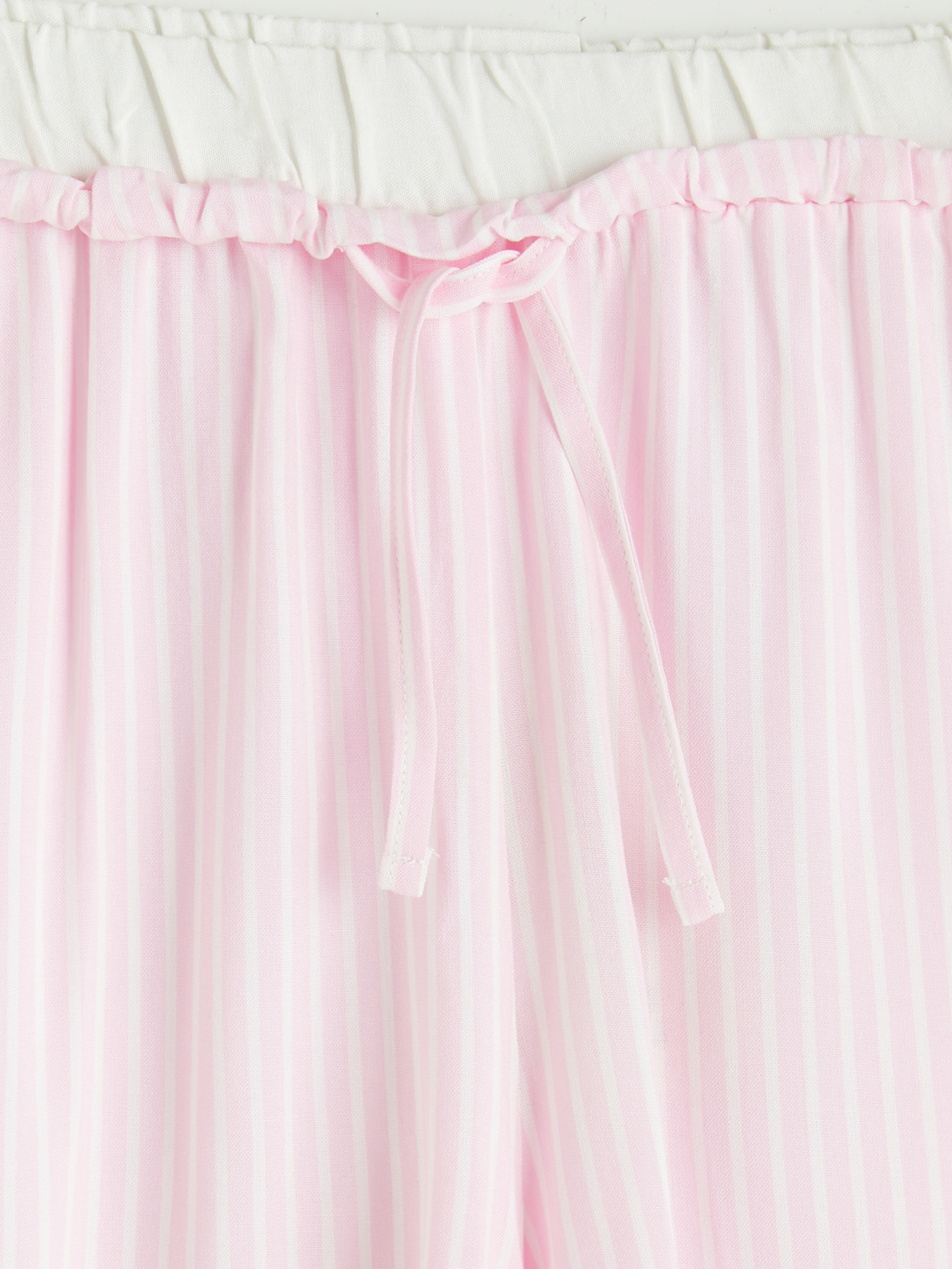 LCW DREAM Çizgili Kadın Şort Pijama Altı görsel 7