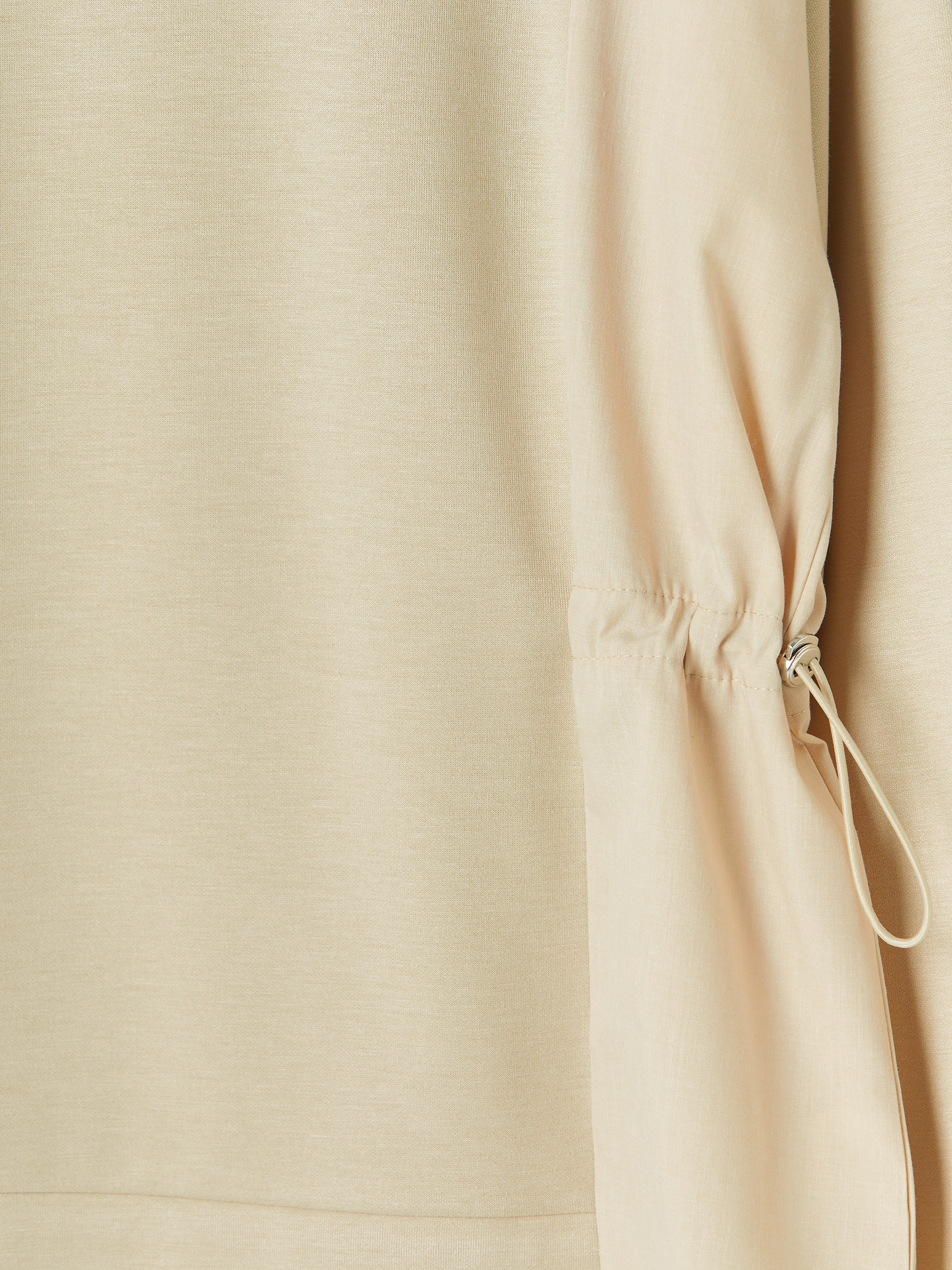 LCW Modest Büzgülü Soft Touch Kadın Sweatshirt Tunik görsel 5